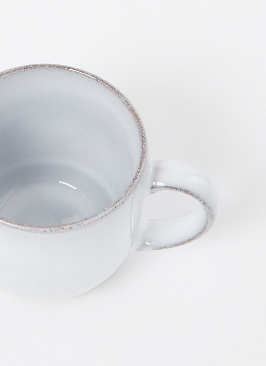 Nosse Ceramics Svelte espressokopje 12 cl - voorkant 2 lichtgrijs