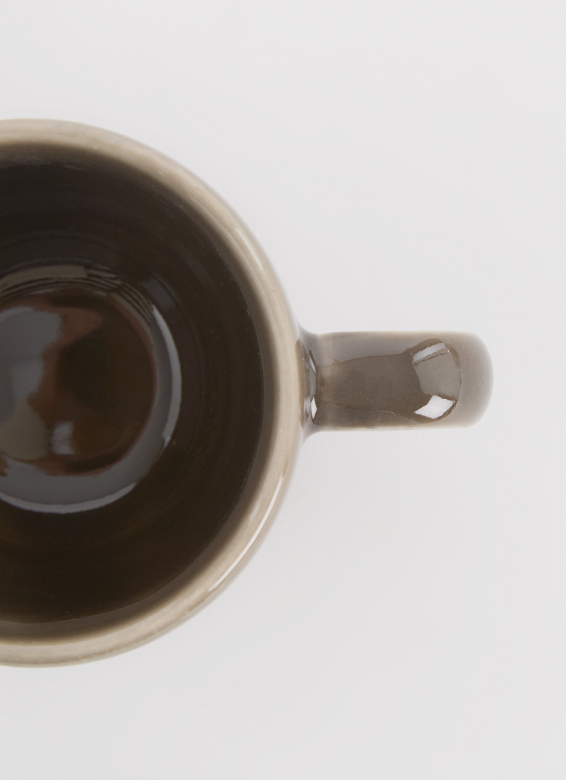 Nosse Ceramics Svelte espressokopje 12 cl - voorkant 2 olijfgroen