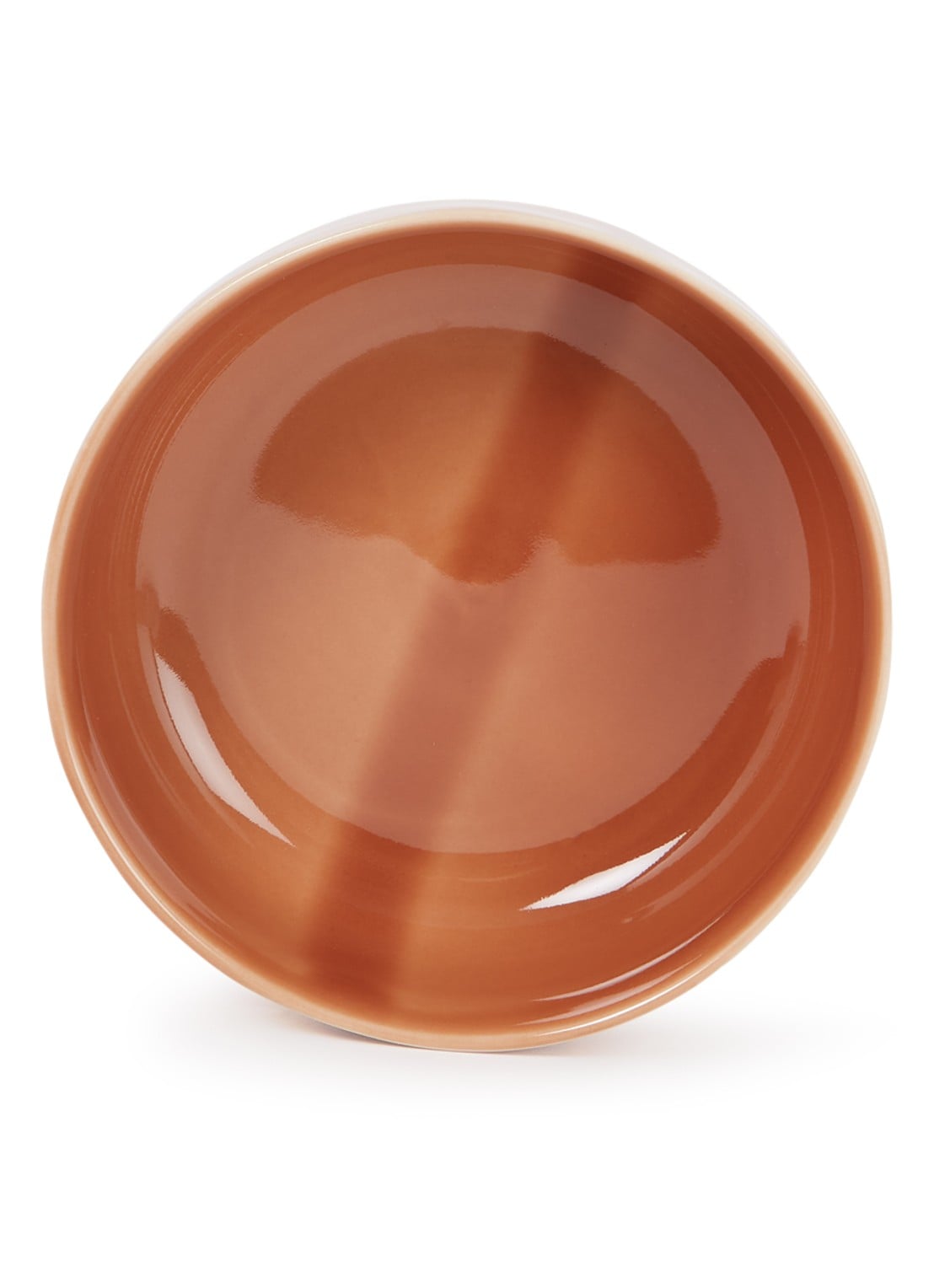 Nosse Ceramics Svelte kom 15 cm - voorkant roodbruin