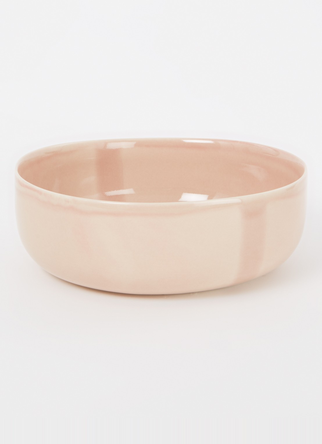 Nosse Ceramics Svelte serveerschaal 23 cm - voorkant 3 roze