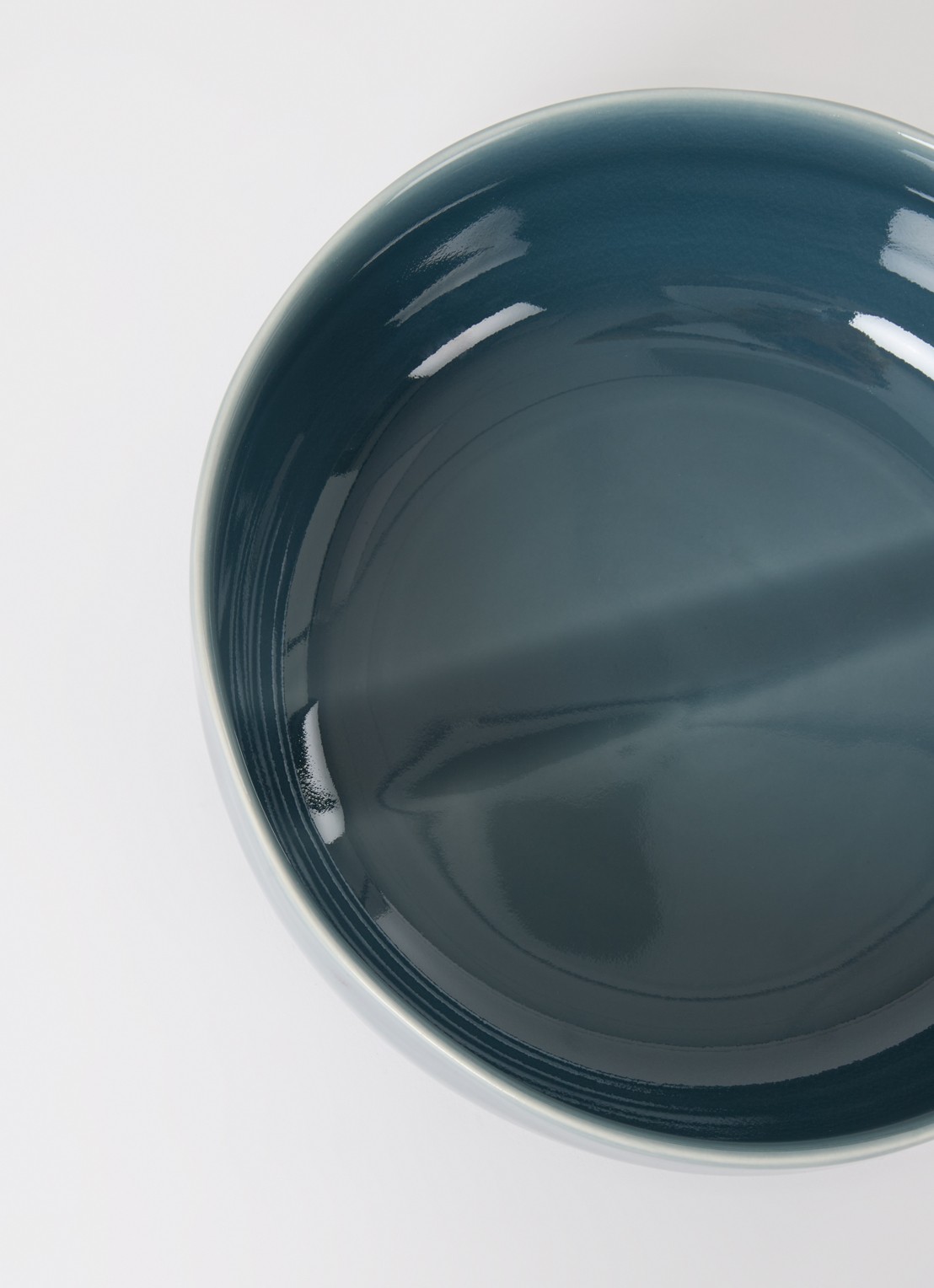 Nosse Ceramics Svelte serveerschaal 23 cm - detail 3 petrol