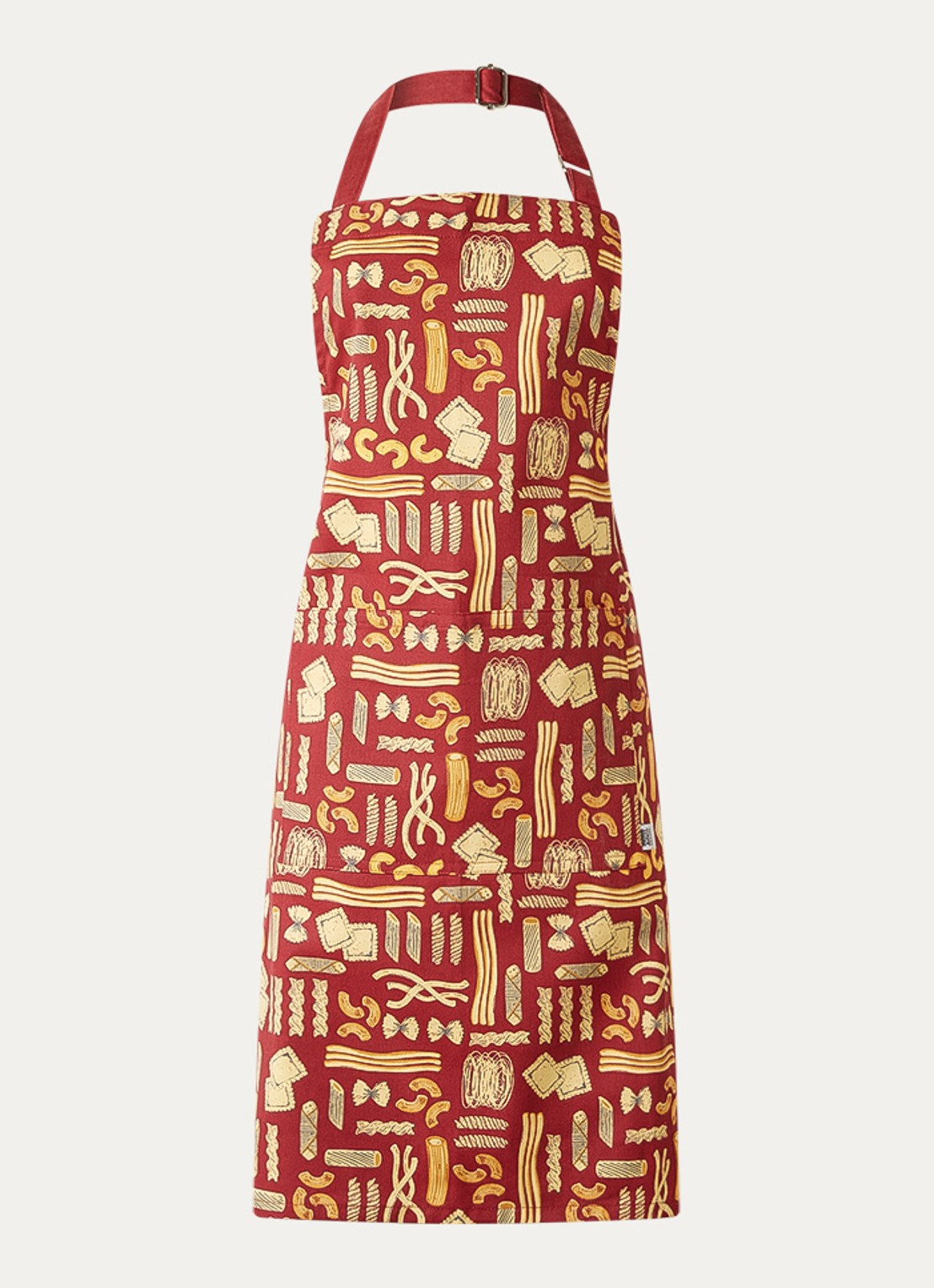 Now Designs Buona Pasta keukenshort - voorkant bordeauxrood