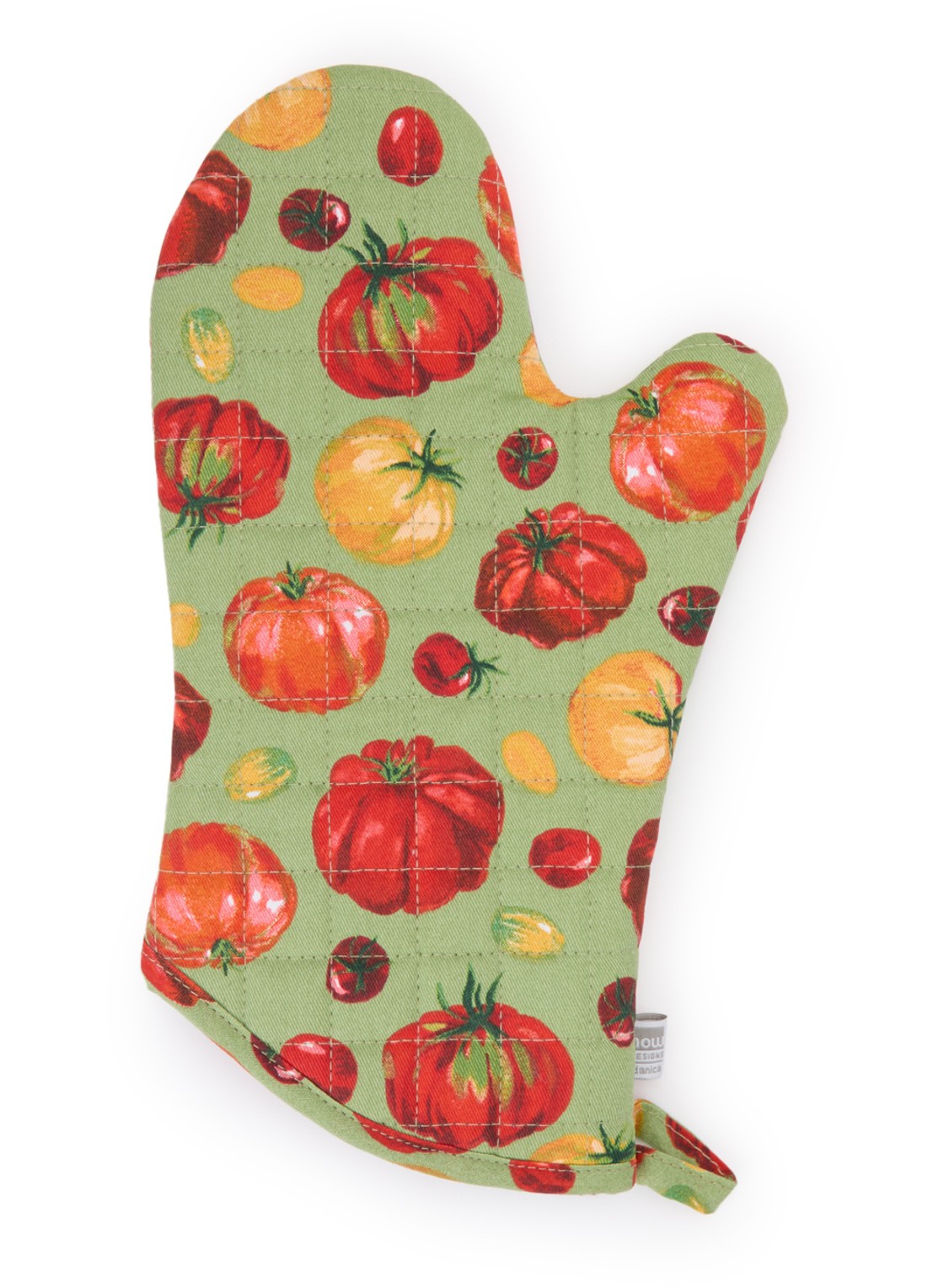 Now Designs Heirloom Tomatoes ovenwant van katoen  - voorkant rood