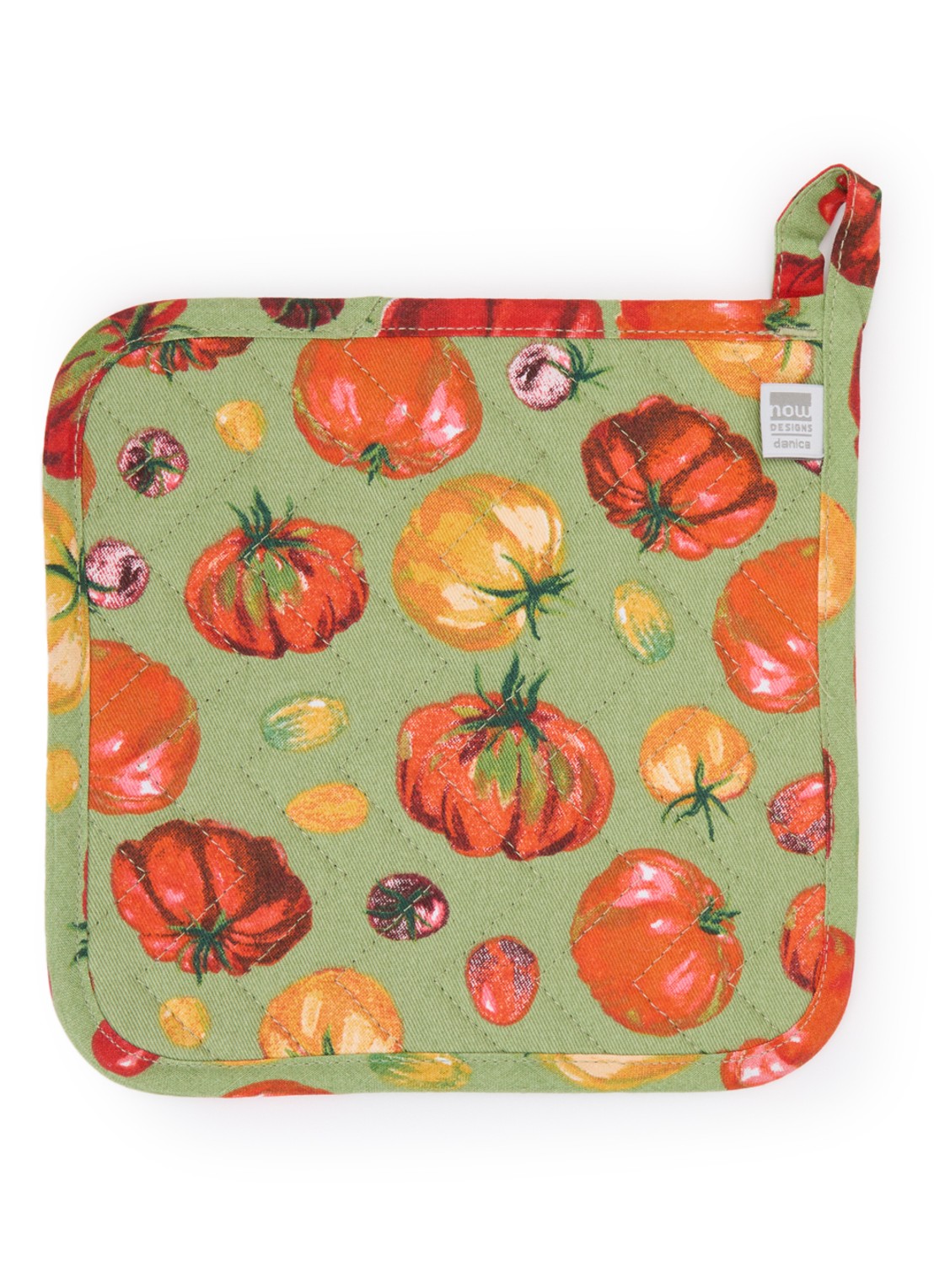 Now Designs Heirloom Tomatoes pannenlap - voorkant rood