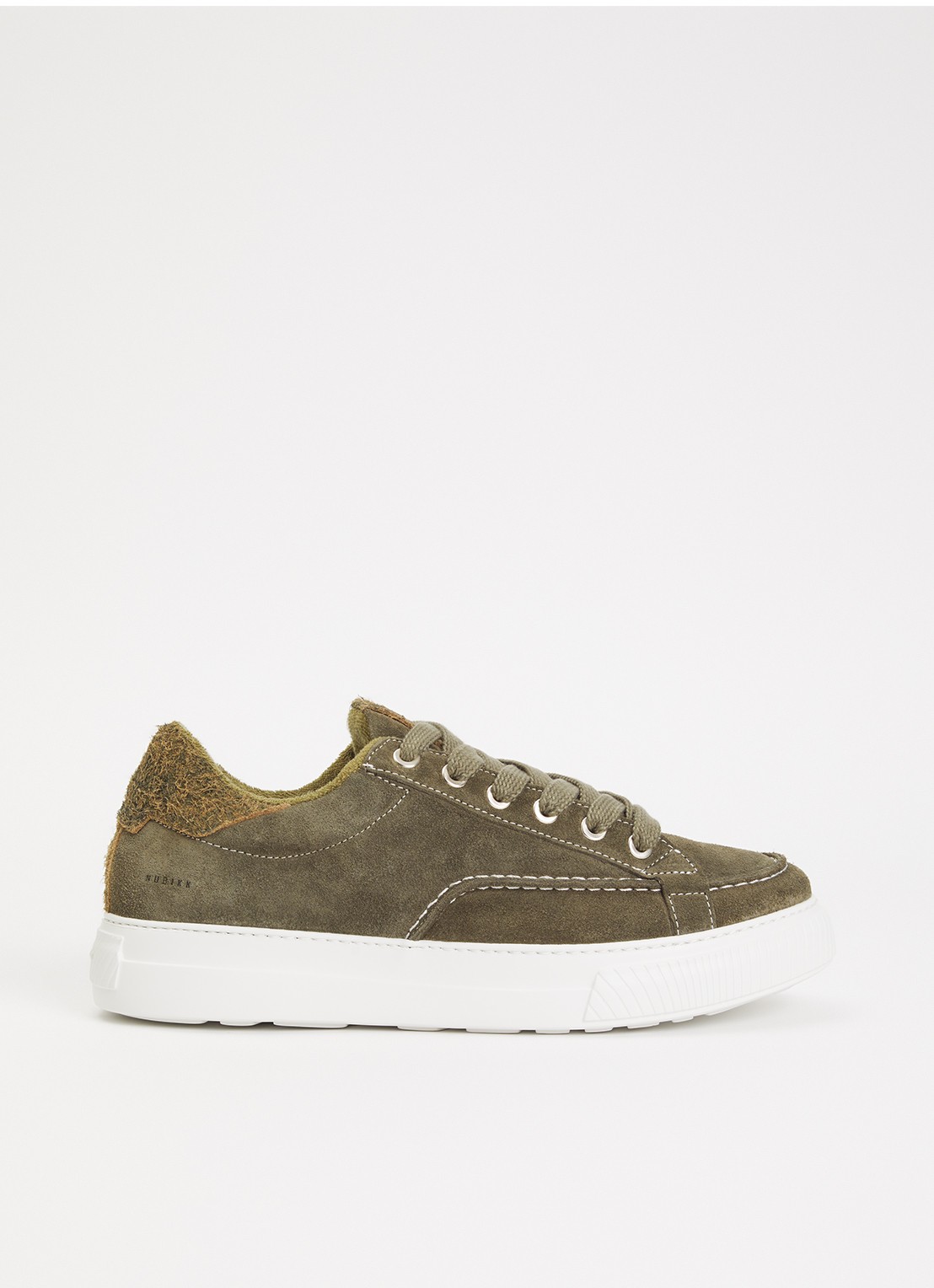 Nubikk Caldera Tora sneaker van suède - voorkant 4 groen