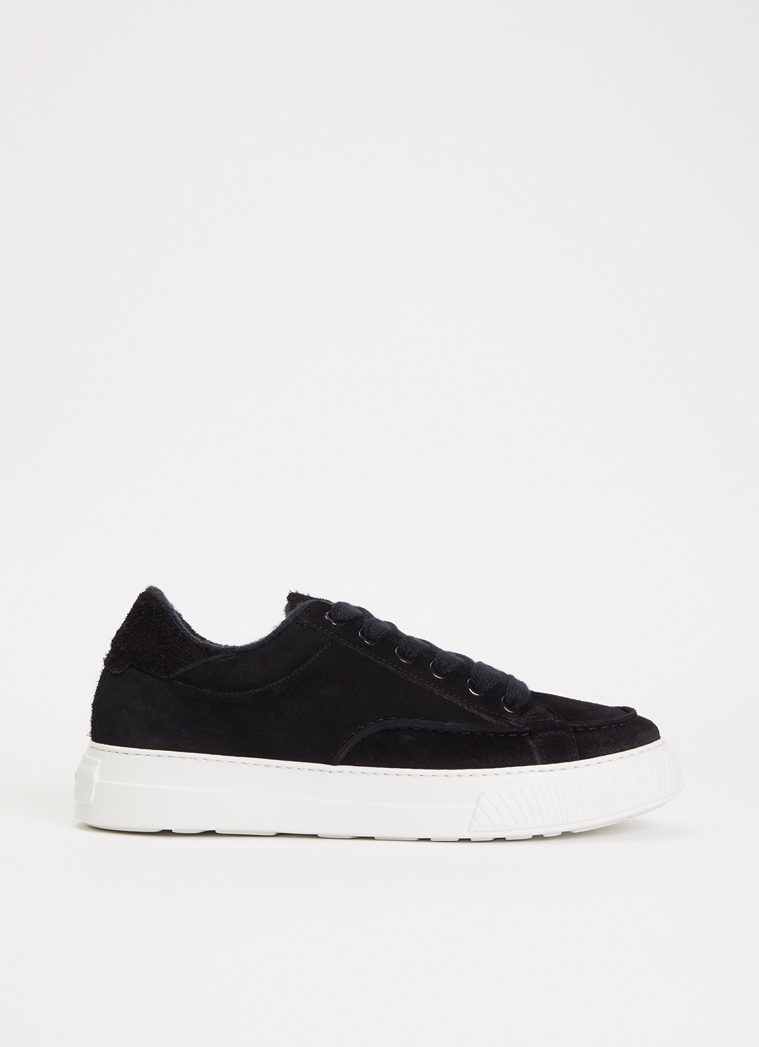 Nubikk Caldera Tora sneaker van suède - voorkant zwart