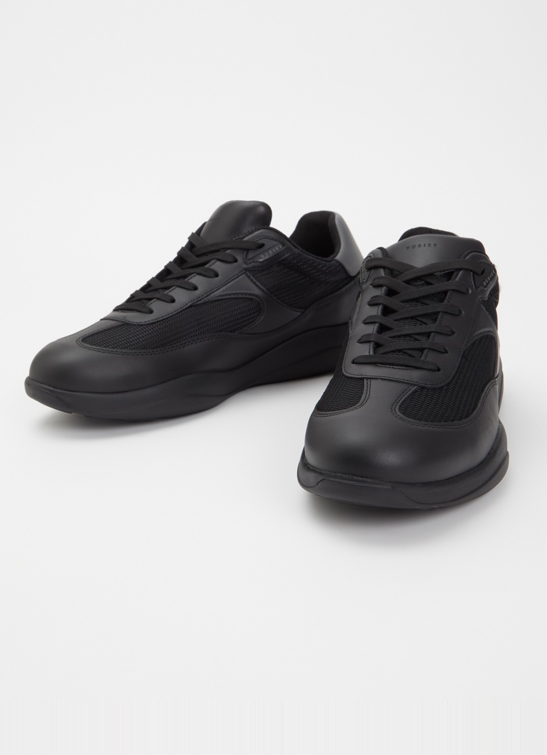 Nubikk Denzel Dane sneaker van mesh met details van leer - detail 2 zwart