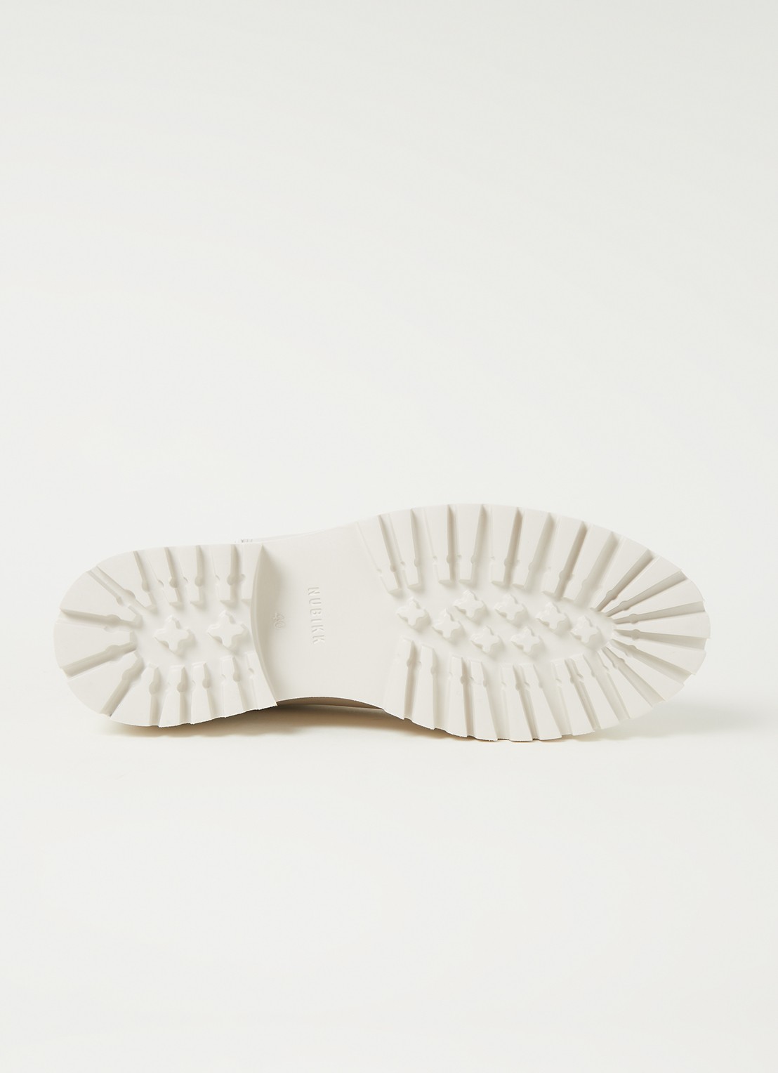 Nubikk Fae Adams chelsea boot van leer - detail 5 zand