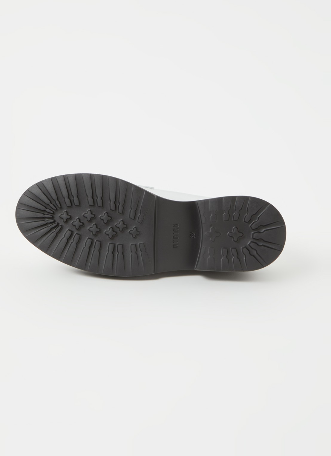 Nubikk Frankie loafers van leer met metallic finish - detail 4 zilver