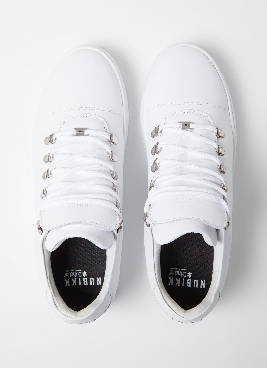 Nubikk Jagger Classic sneaker van kalfsleer - detail 7 wit