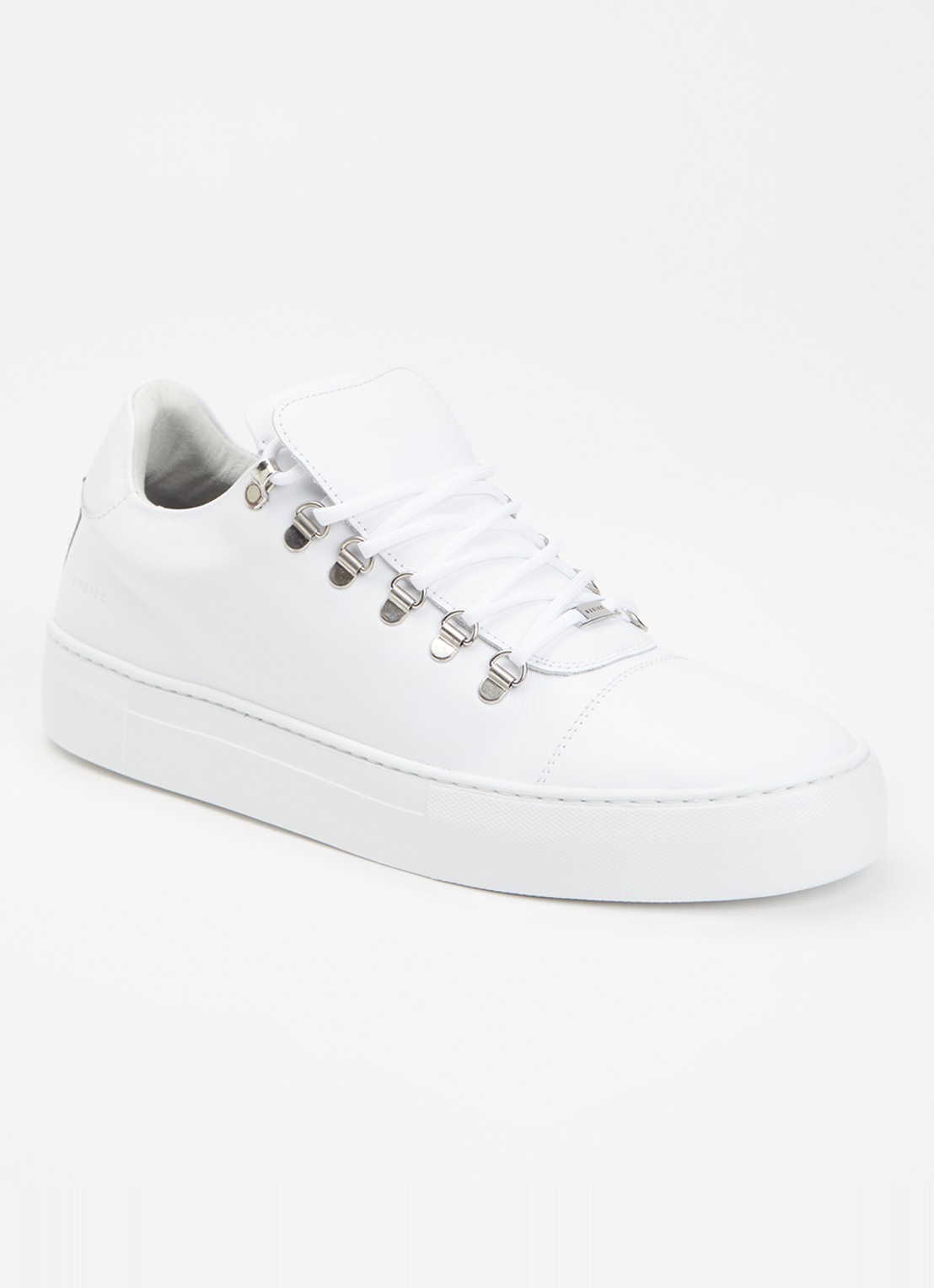 Nubikk Jagger Classic sneaker van kalfsleer - voorkant 4 wit