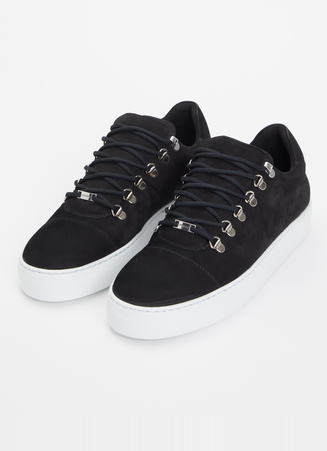Nubikk Jagger Classic sneaker van nubuck  - detail 2 zwart