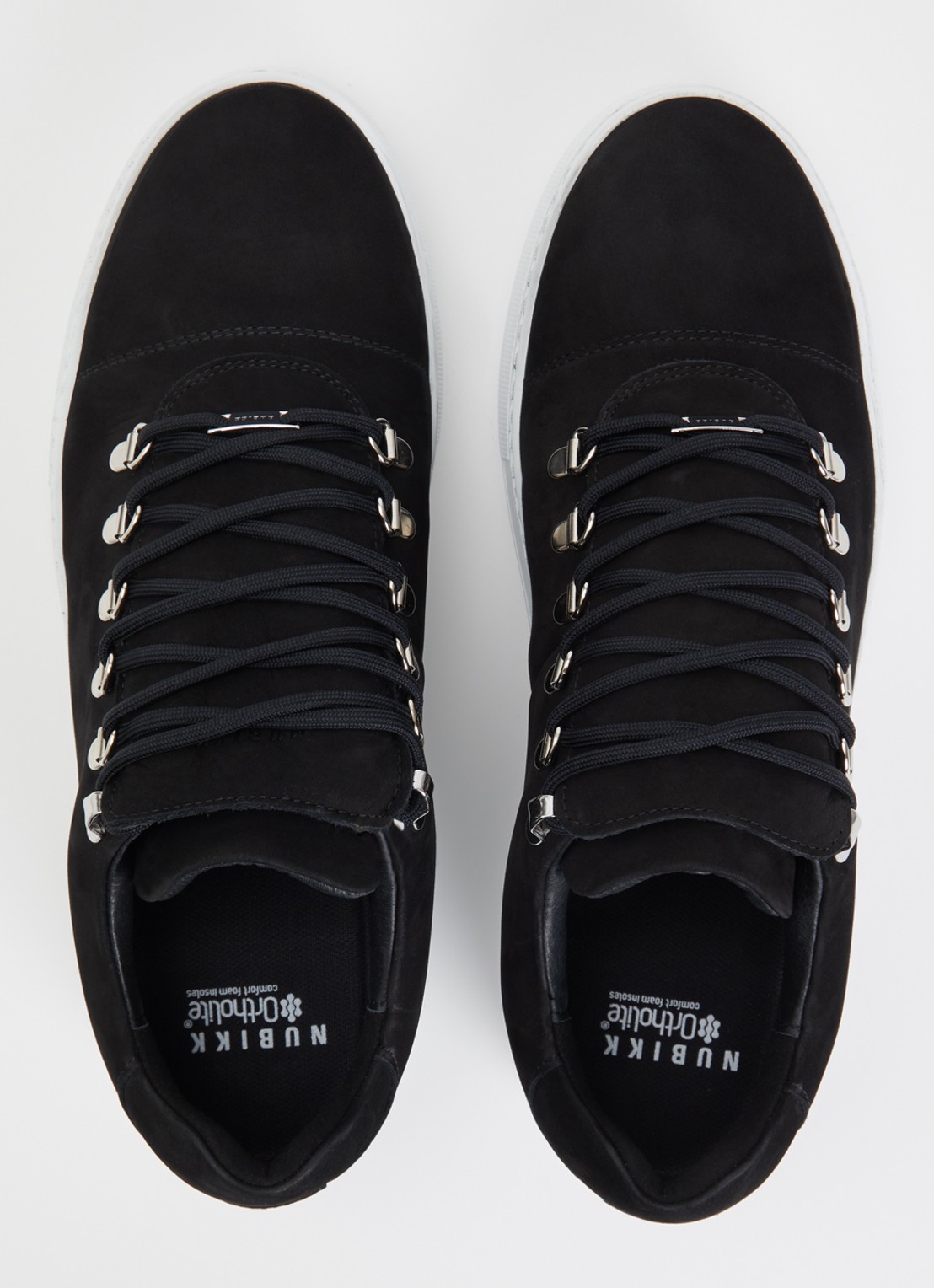 Nubikk Jagger Classic sneaker van nubuck  - detail 3 zwart