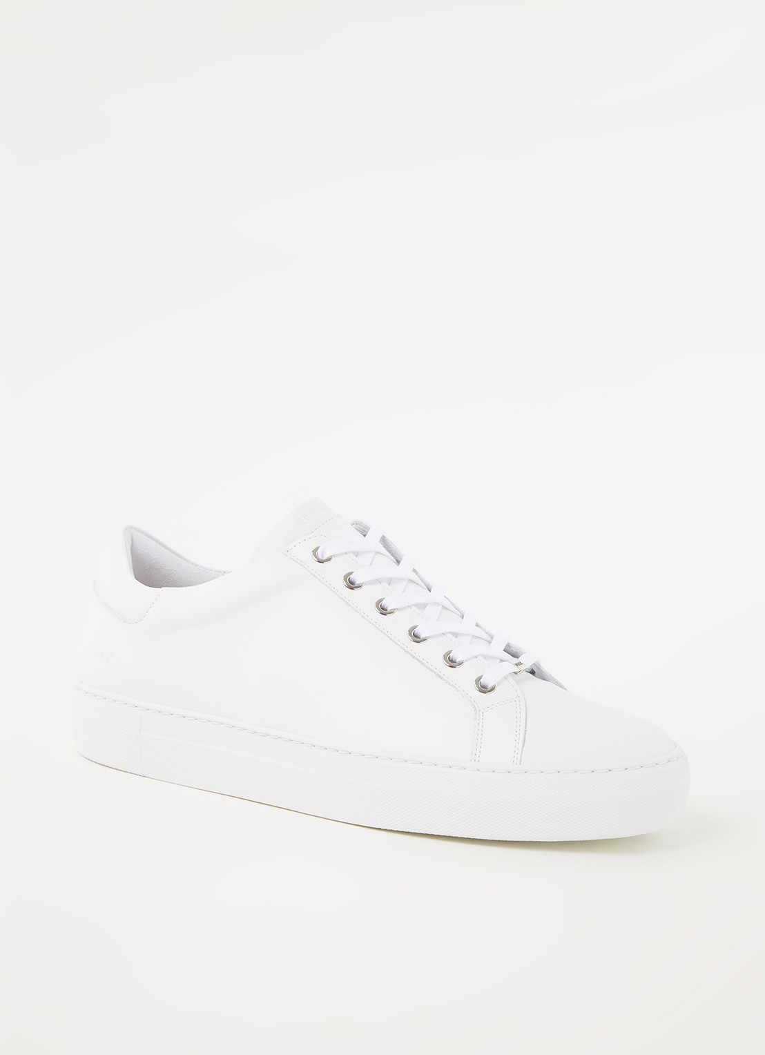 Nubikk Jagger Pure sneaker van leer - voorkant 6 wit