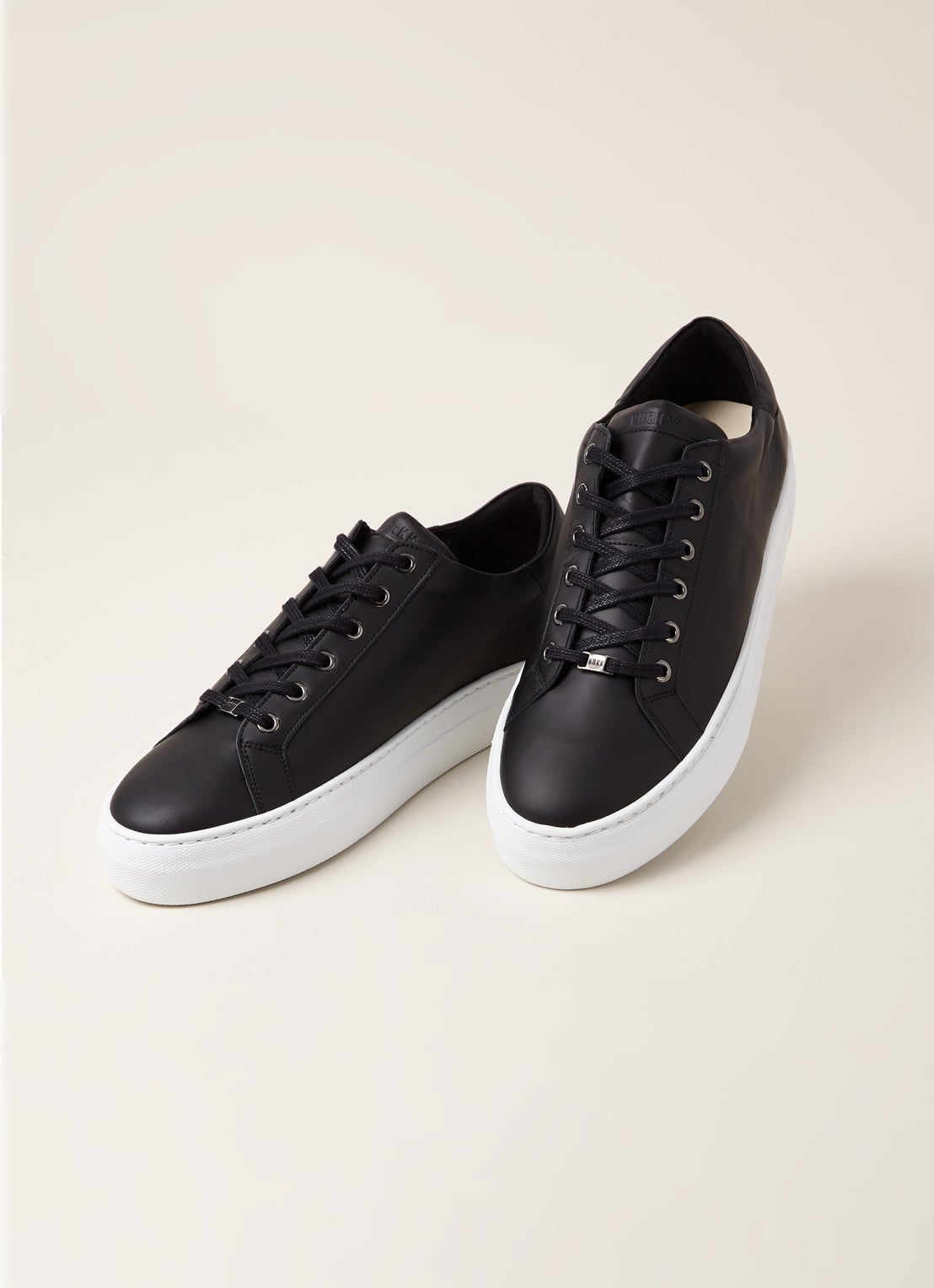 Nubikk Jagger Pure sneaker van leer - detail 2 zwart