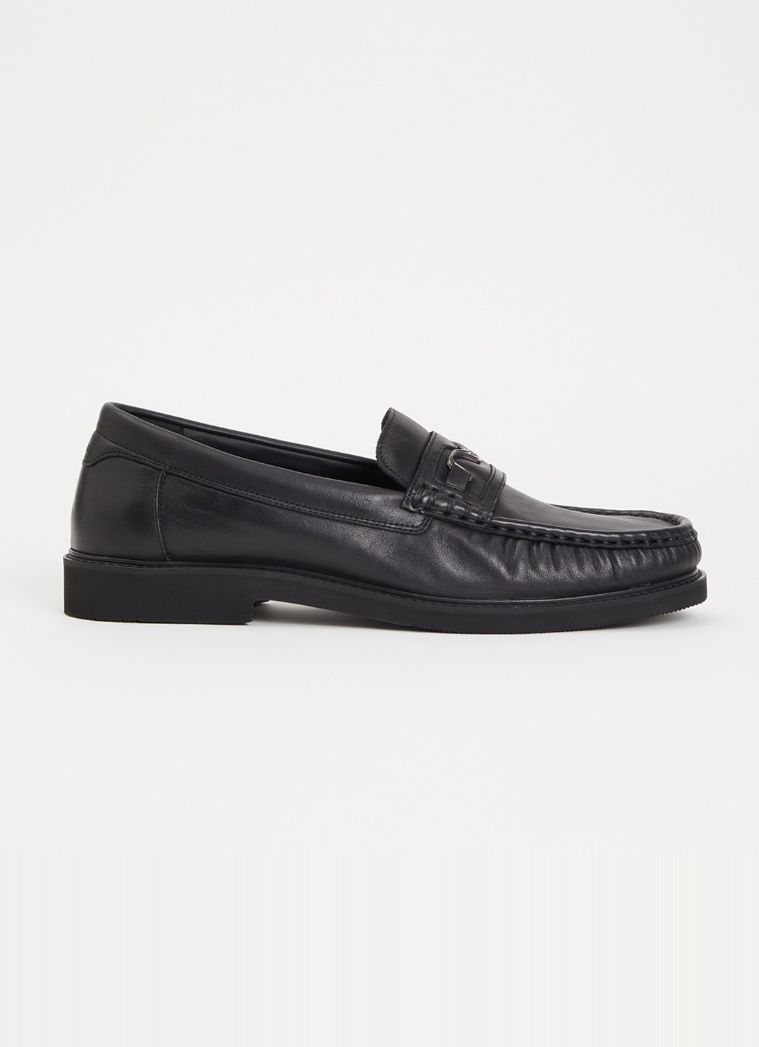 Nubikk James Gatsby loafer van leer  - voorkant zwart