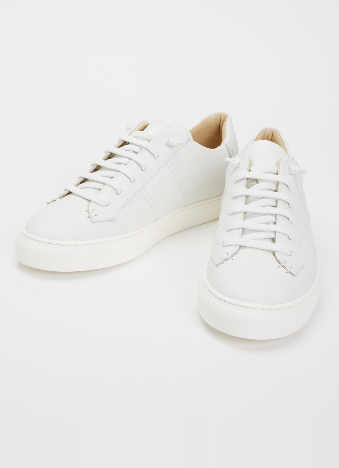 Nubikk Jase Ease sneaker van leer - detail gebroken wit
