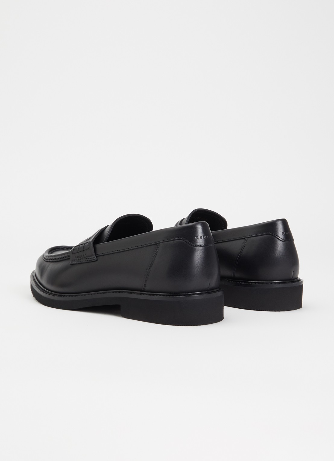 Nubikk Jones Gatsby loafer van leer - achterkant 2 zwart