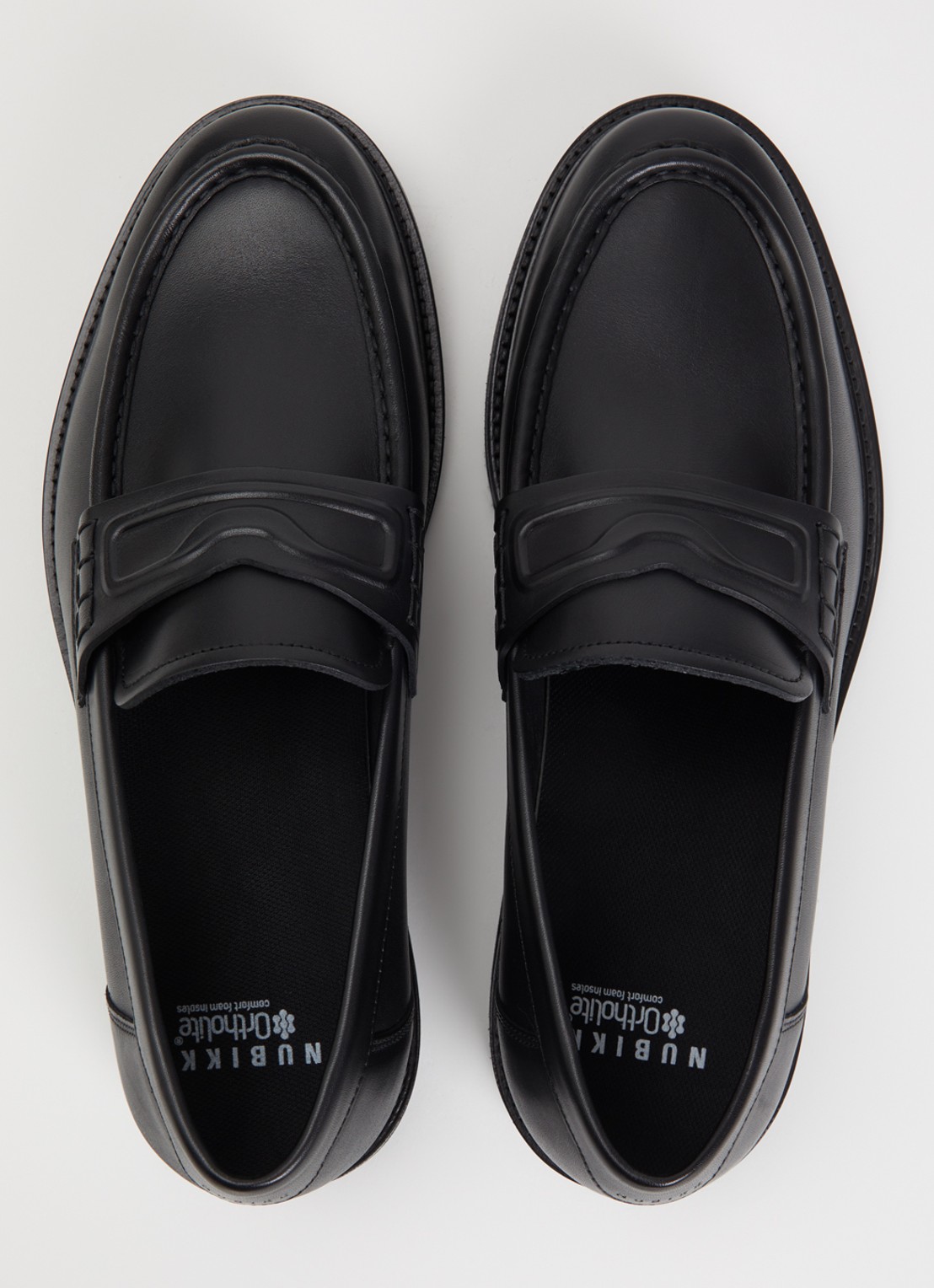 Nubikk Jones Gatsby loafer van leer - detail 4 zwart