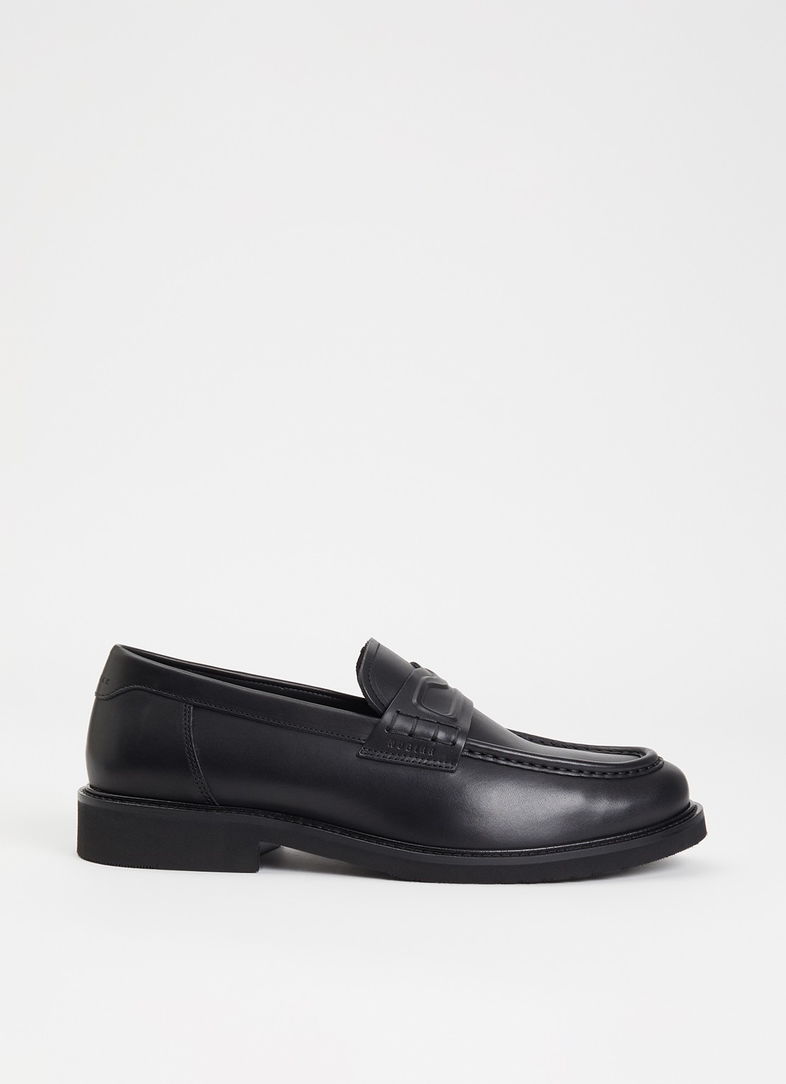 Nubikk Jones Gatsby loafer van leer - voorkant zwart