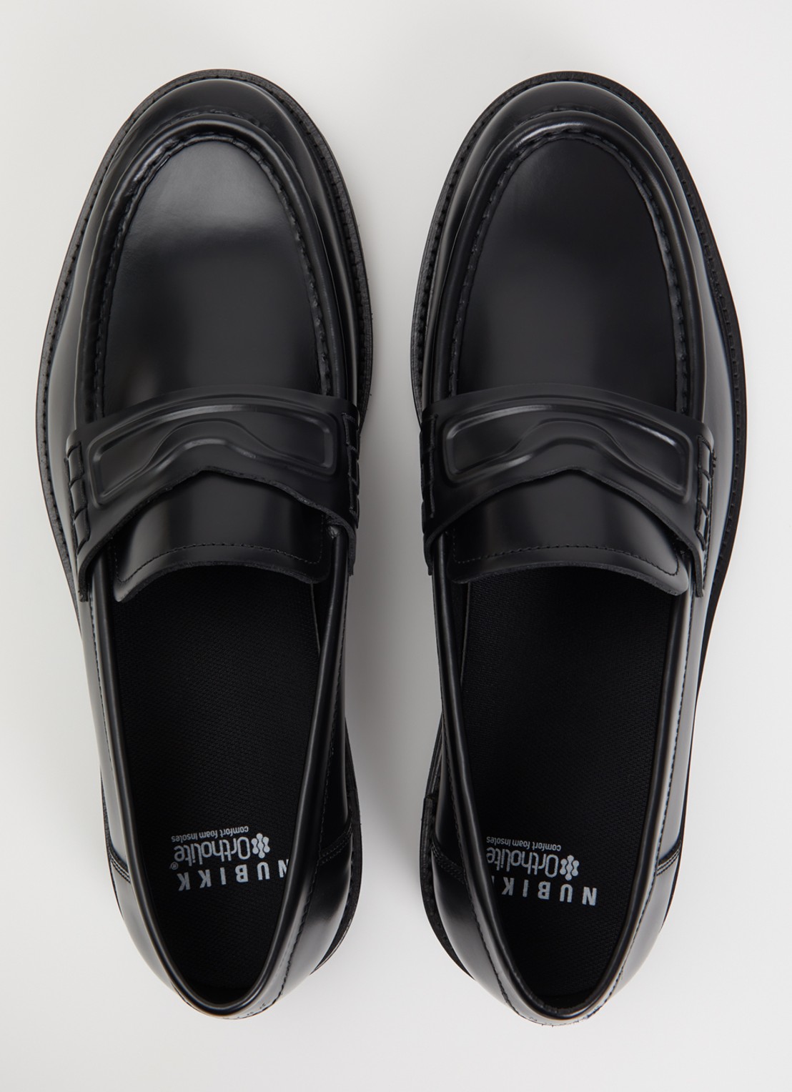 Nubikk Jones Gatsby loafer van leer - detail 4 zwart