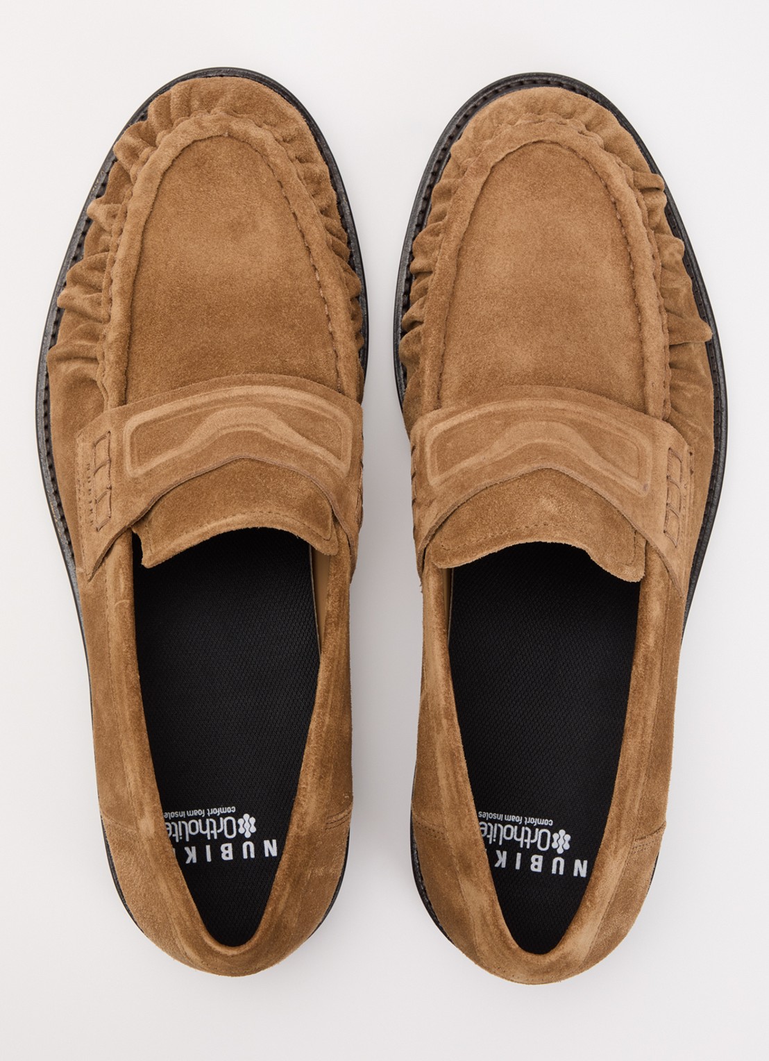 Nubikk Jones Mio loafer van suède - detail 3 lichtbruin
