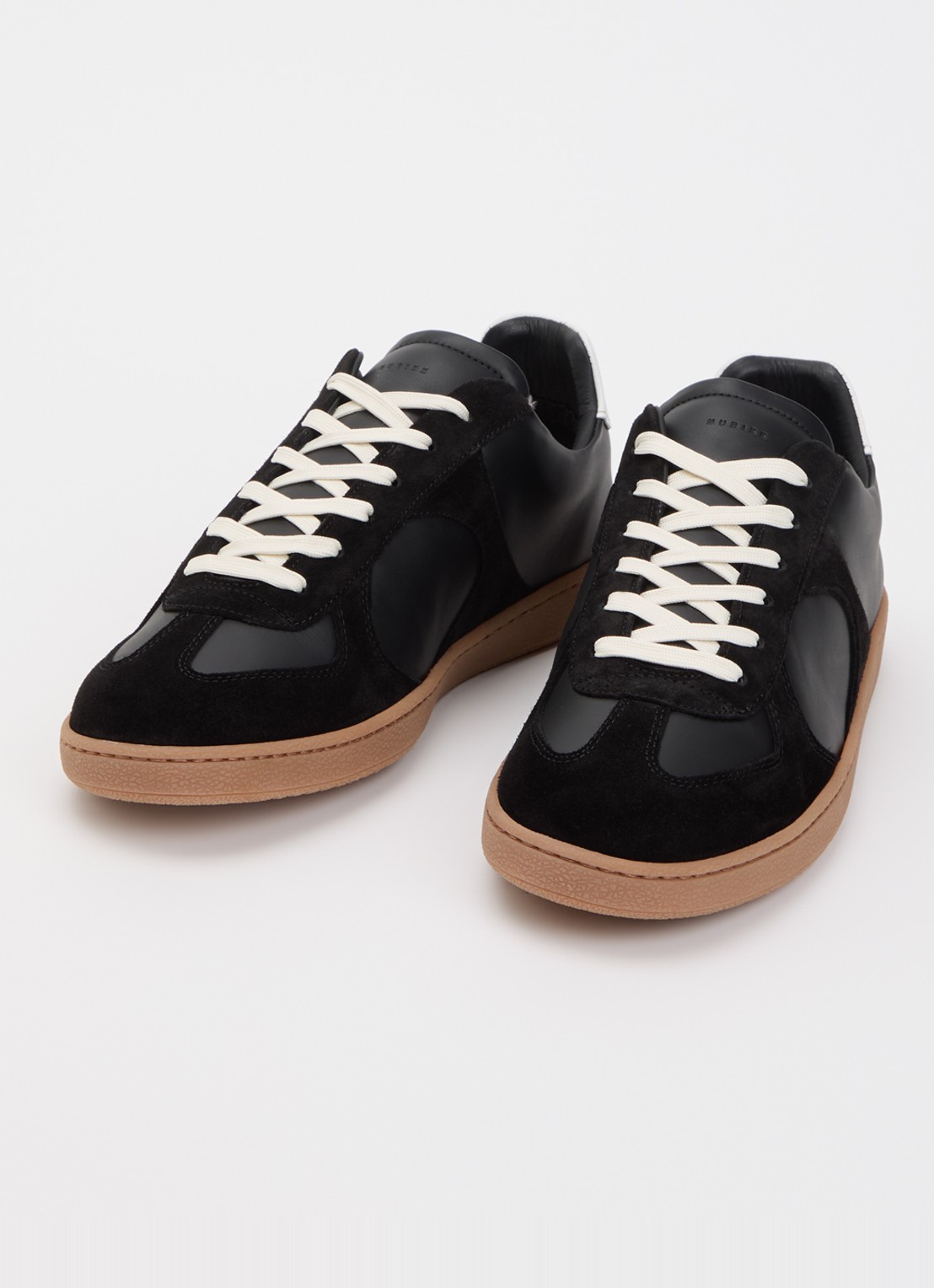 Nubikk Ray Rio sneakers van leer met details van suéde  - detail 2 zwart
