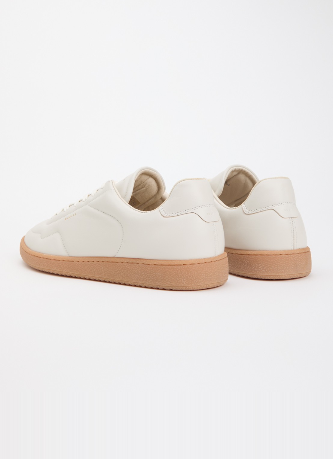 Nubikk Ray Rush sneaker van leer - achterkant beige