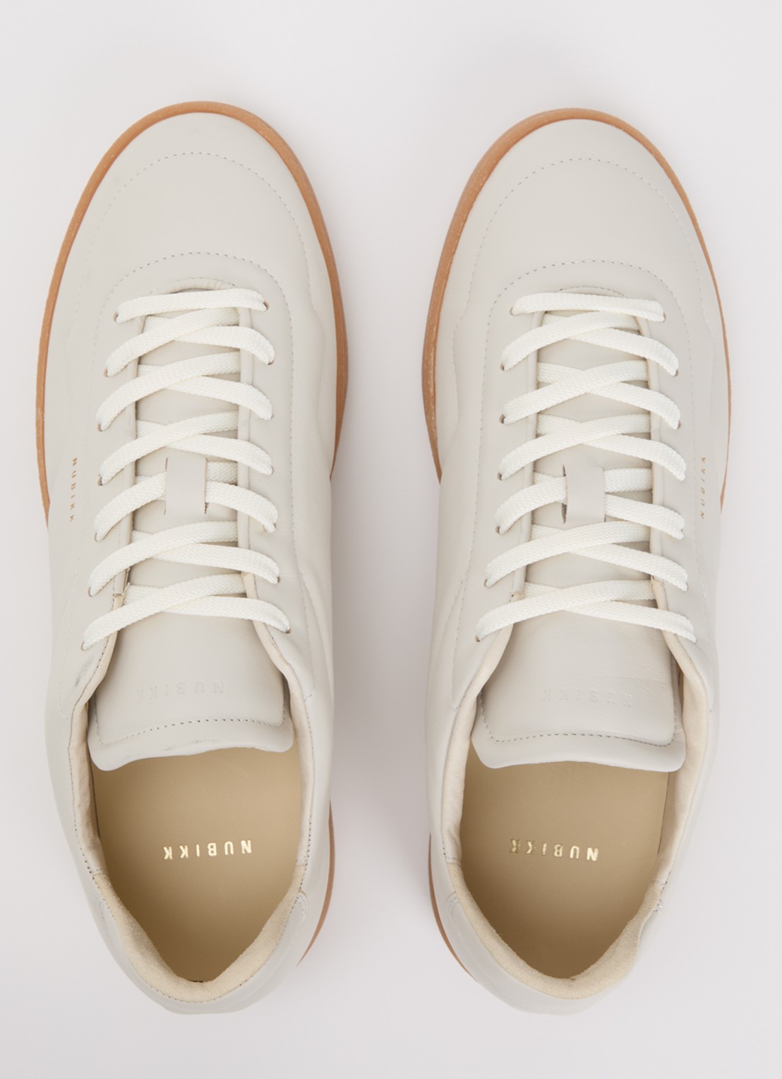 Nubikk Ray Rush sneaker van leer - detail 4 beige