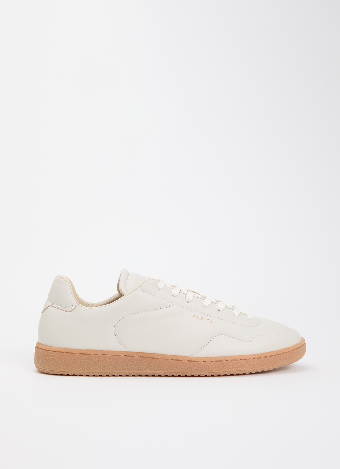 Nubikk Ray Rush sneaker van leer - voorkant 2 beige