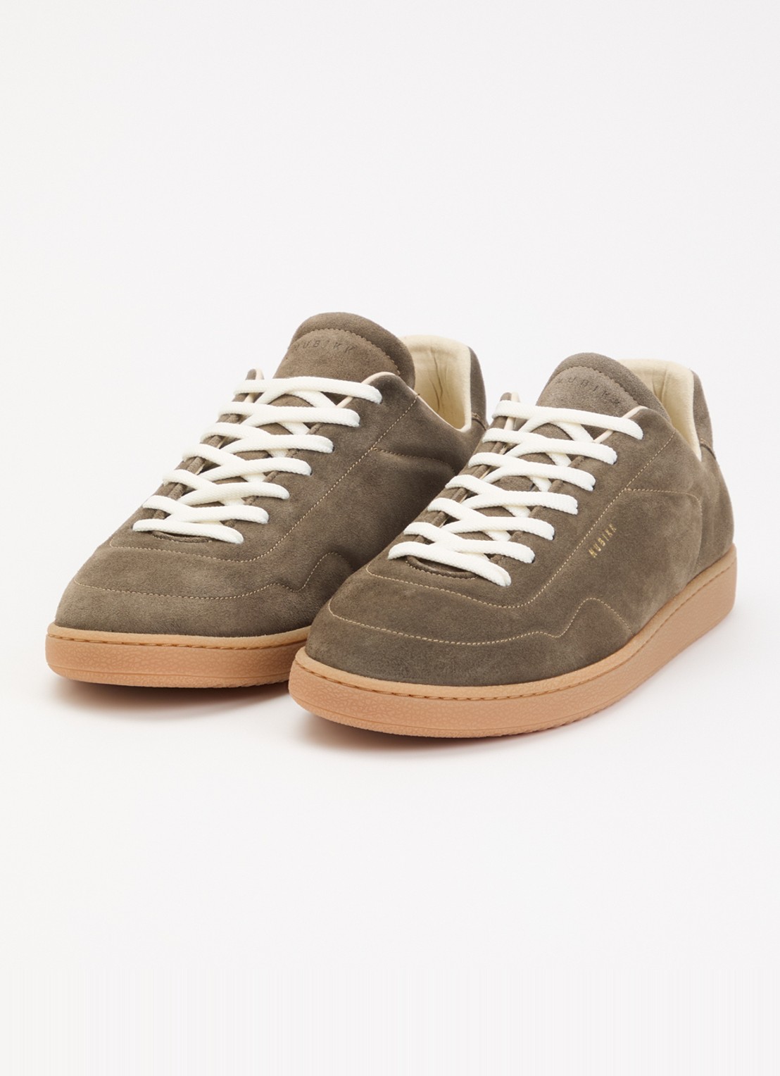 Nubikk Ray Rush sneaker van suède - detail 3 olijfgroen