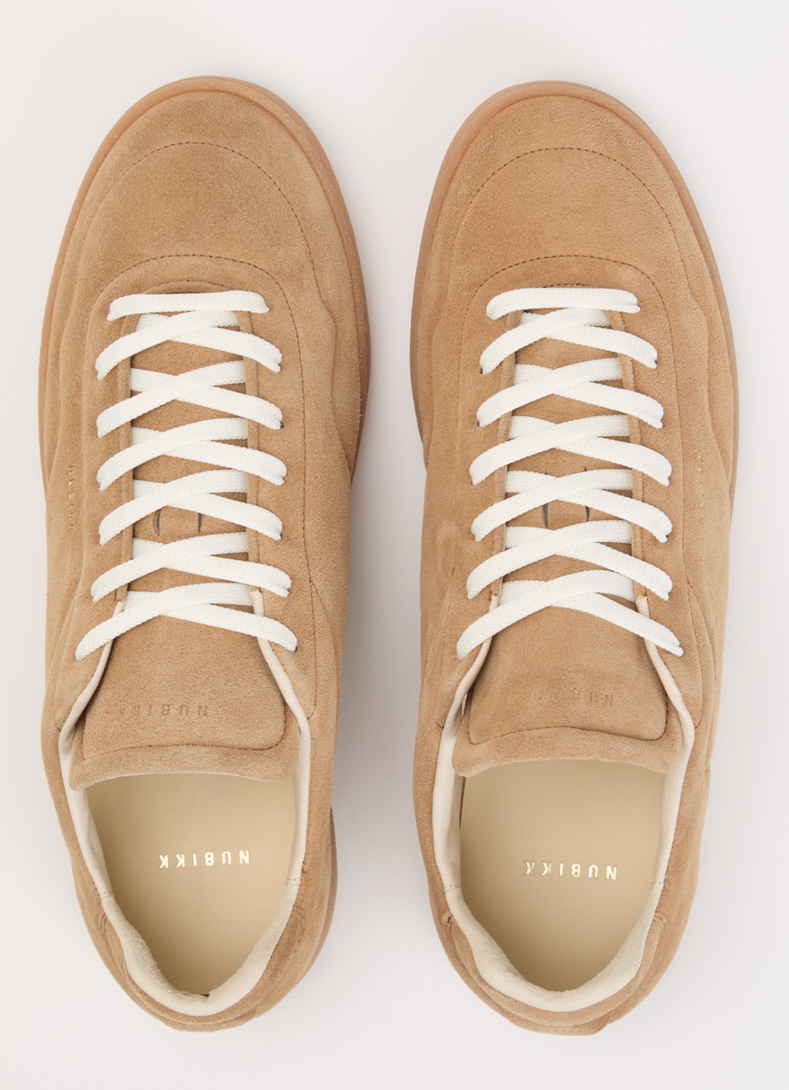 Nubikk Ray Rush sneaker van suède - detail 2 camel