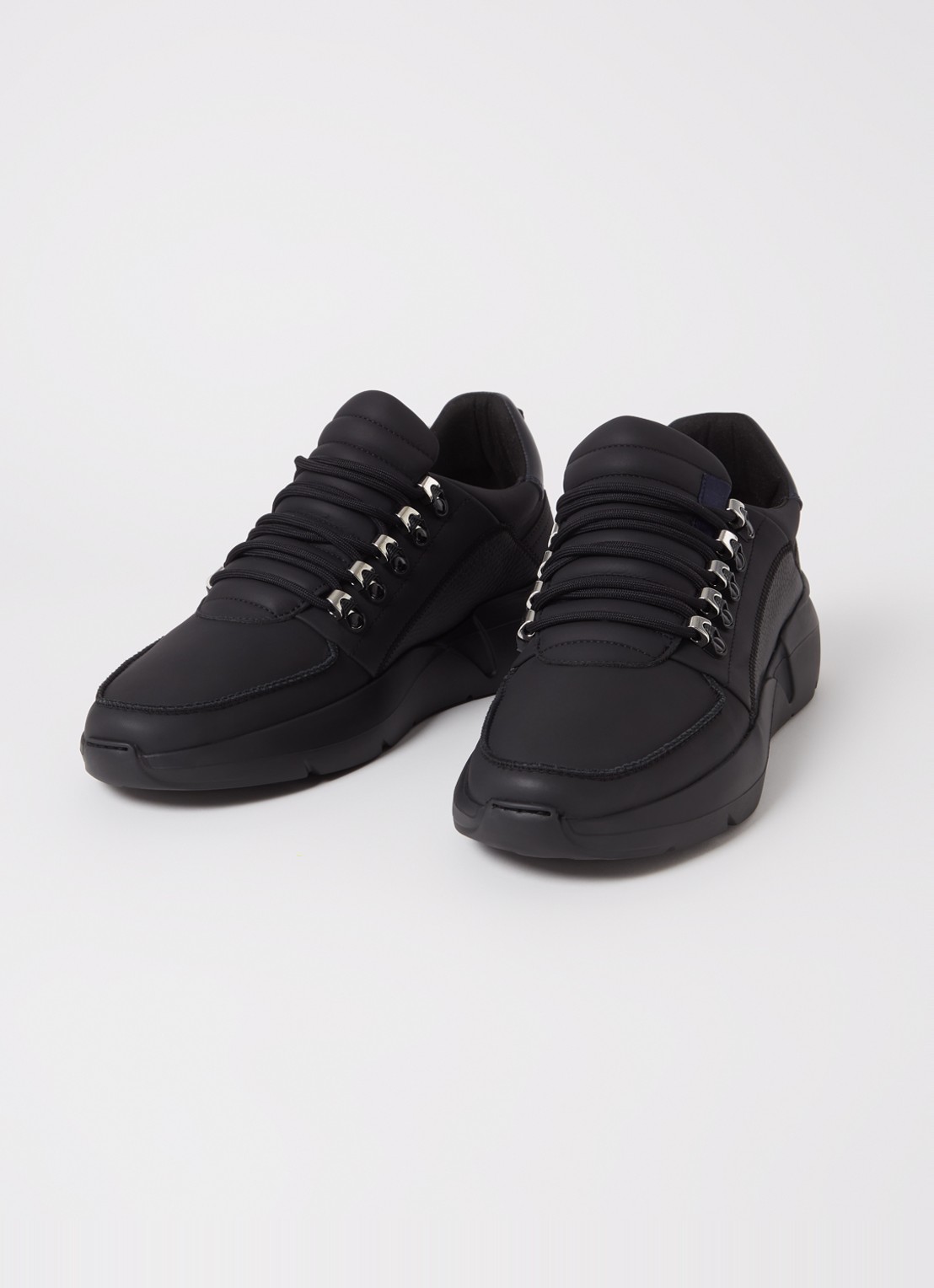 Nubikk Roque Roman sneaker van leer  - detail 3 zwart