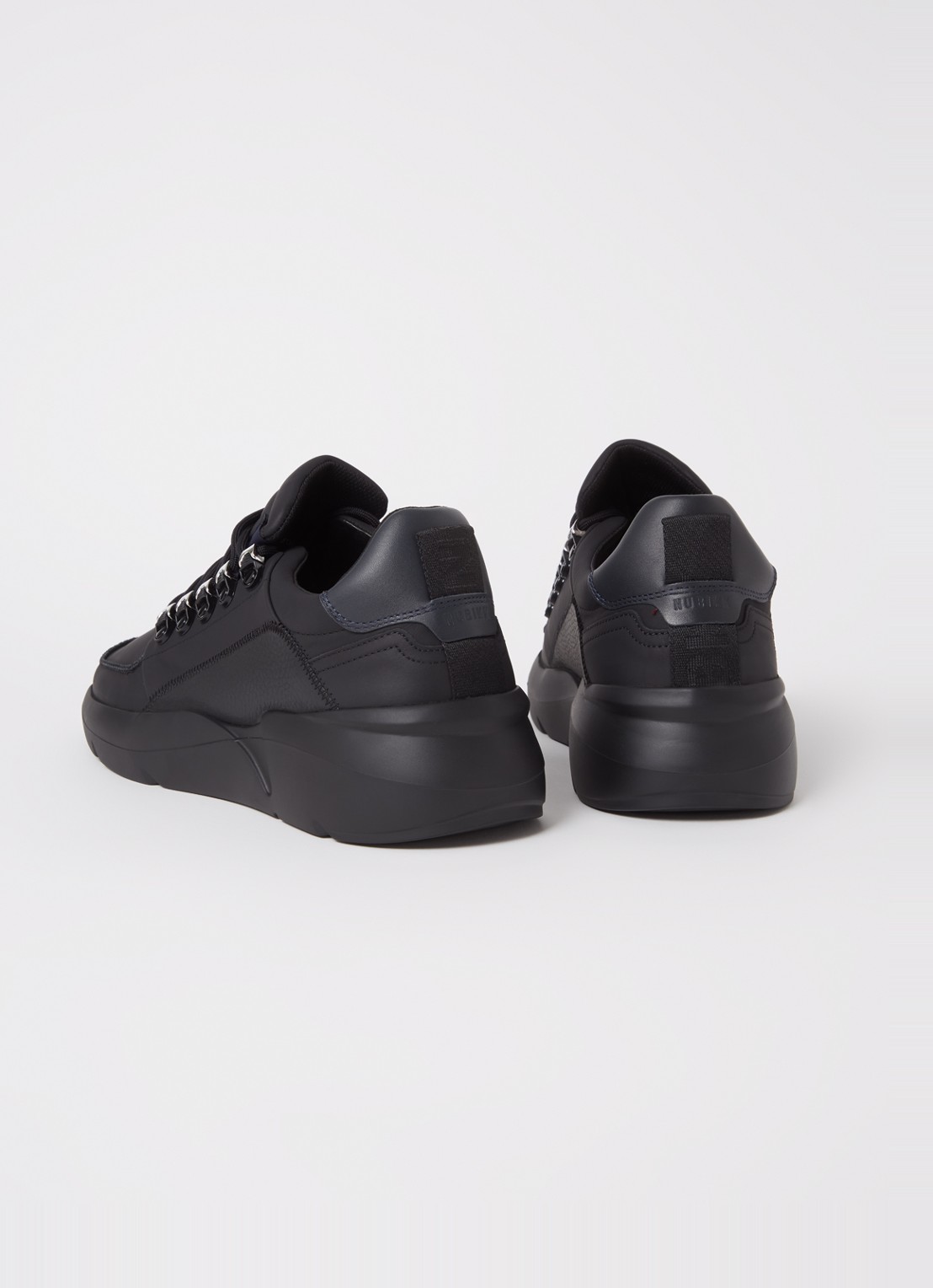 Nubikk Roque Roman sneaker van leer  - detail 4 zwart