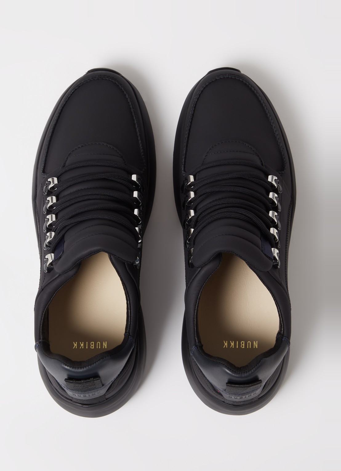 Nubikk Roque Roman sneaker van leer  - detail 5 zwart