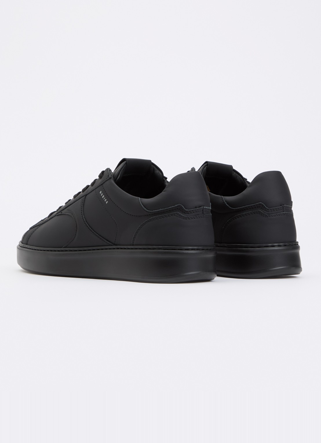 Nubikk Vick Cosmo sneaker van leer - achterkant 4 zwart