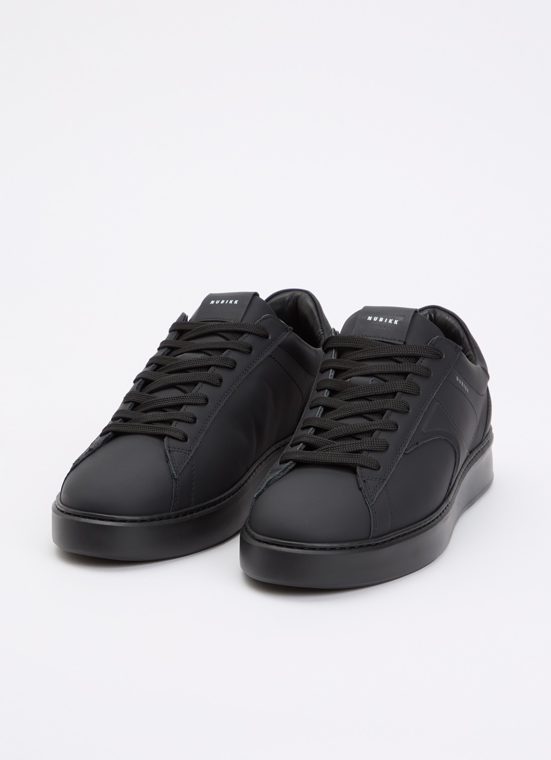 Nubikk Vick Cosmo sneaker van leer - detail zwart