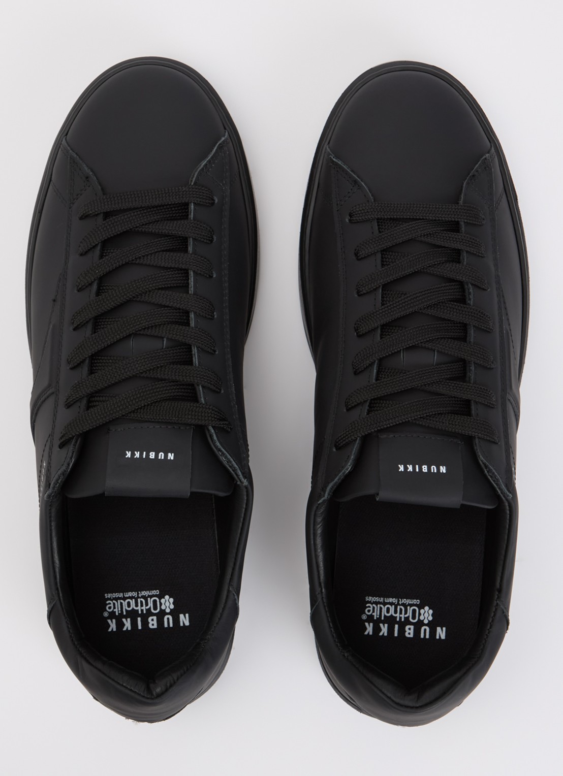 Nubikk Vick Cosmo sneaker van leer - detail 2 zwart
