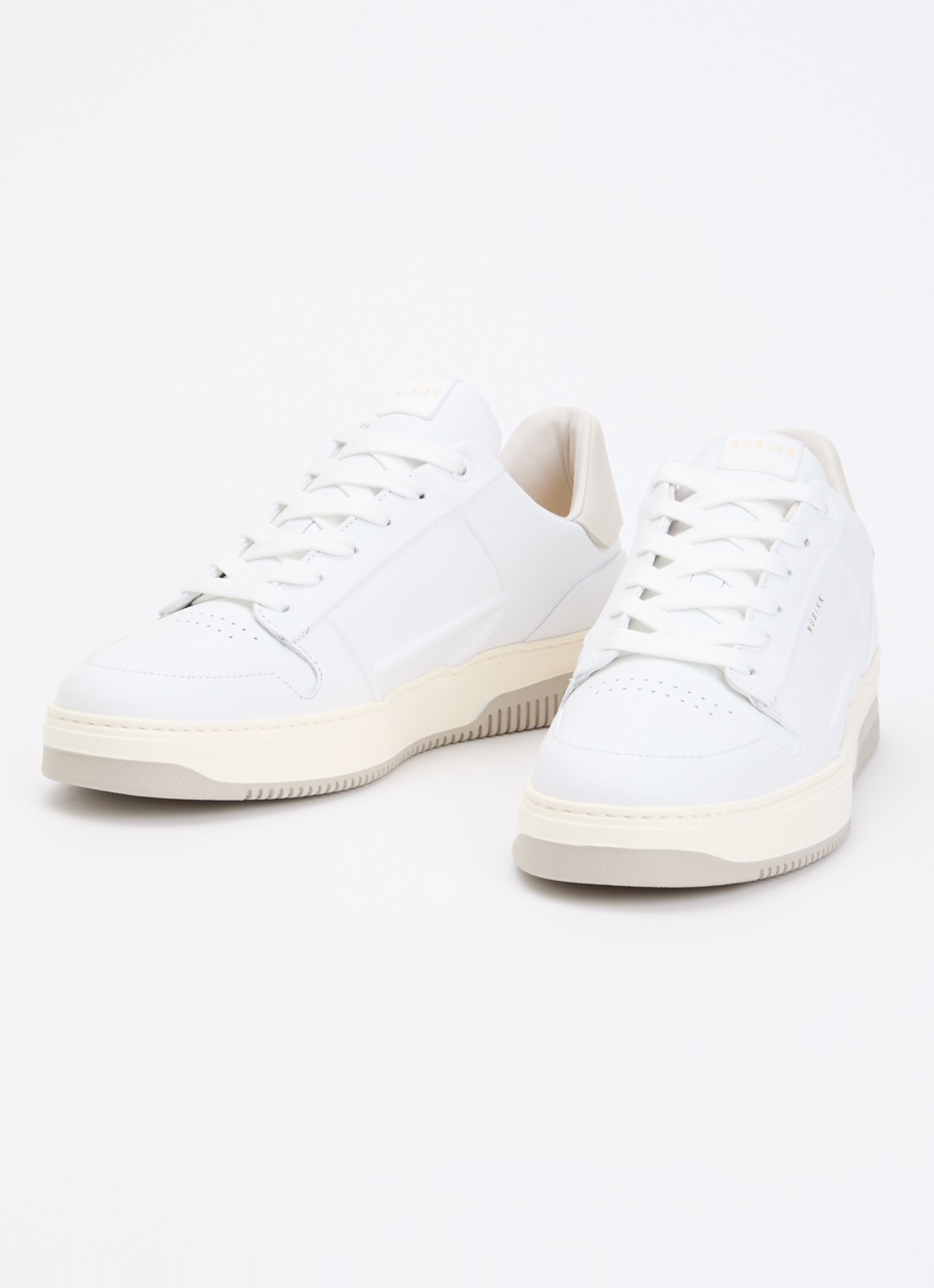 Nubikk Vick Cosmo sneaker van leer - detail 2 wit