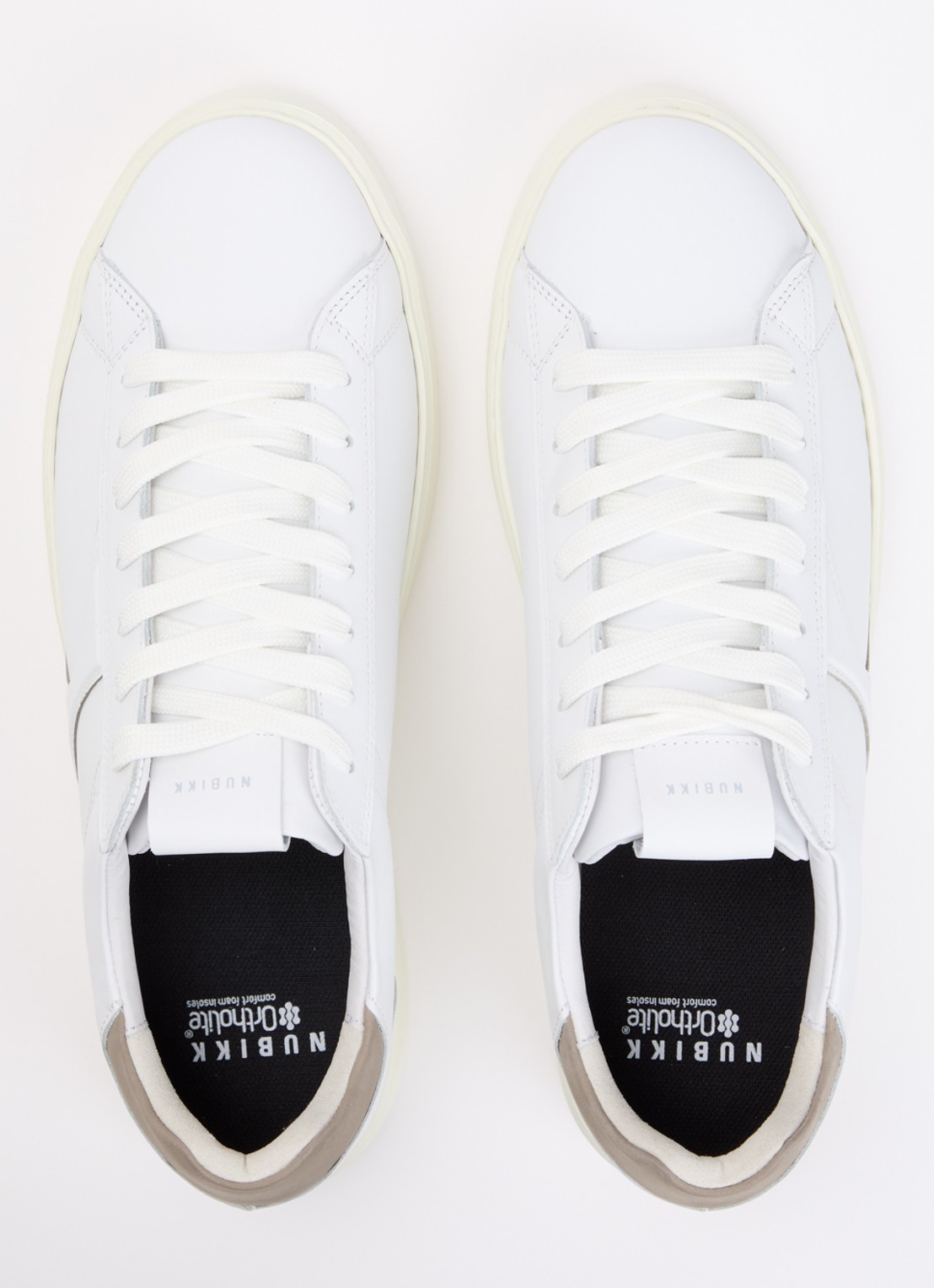 Nubikk Vick Cosmo sneaker van leer - detail 2 wit
