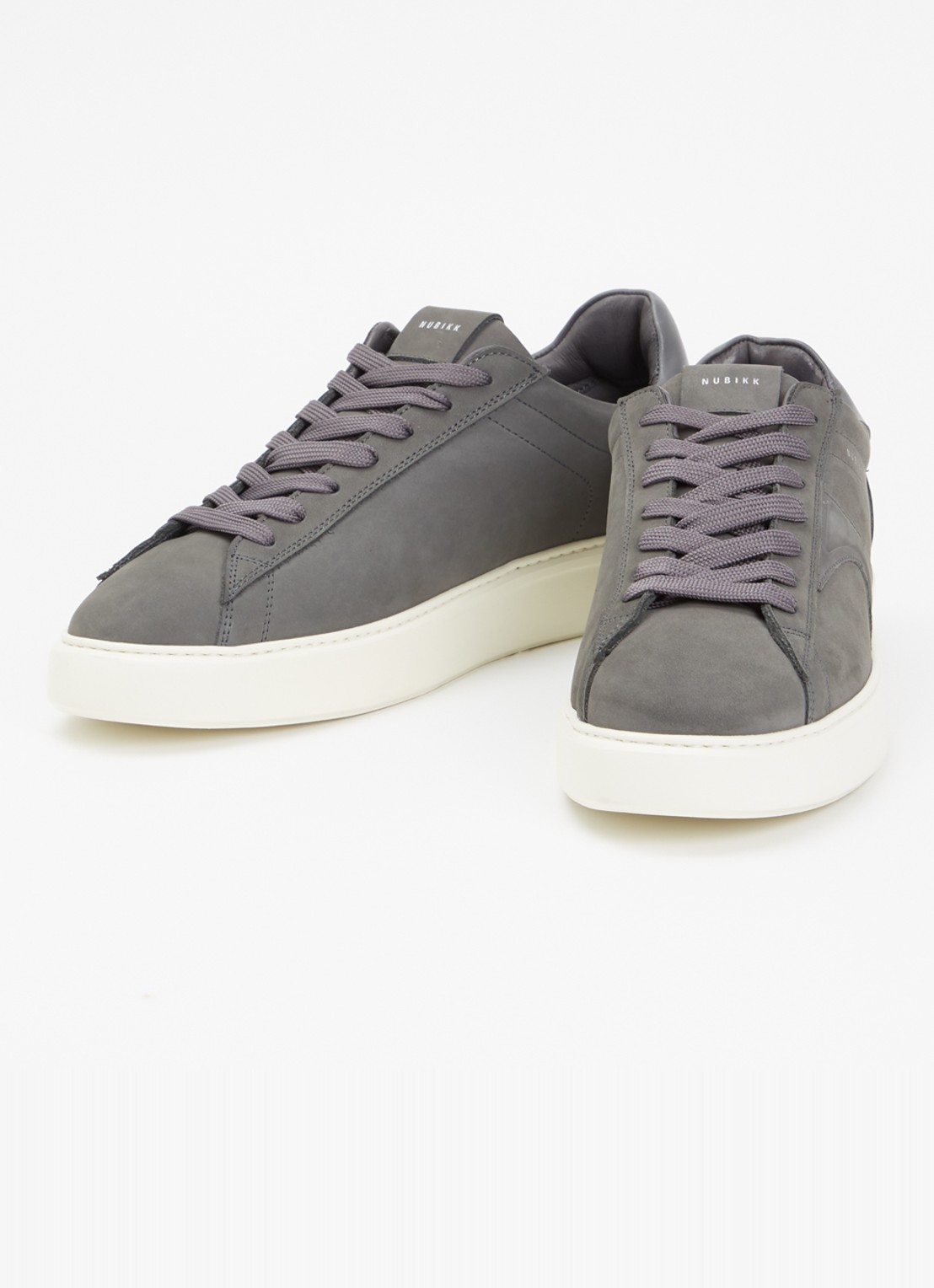 Nubikk Vick Cosmo sneaker van nubuck - detail 3 grijs