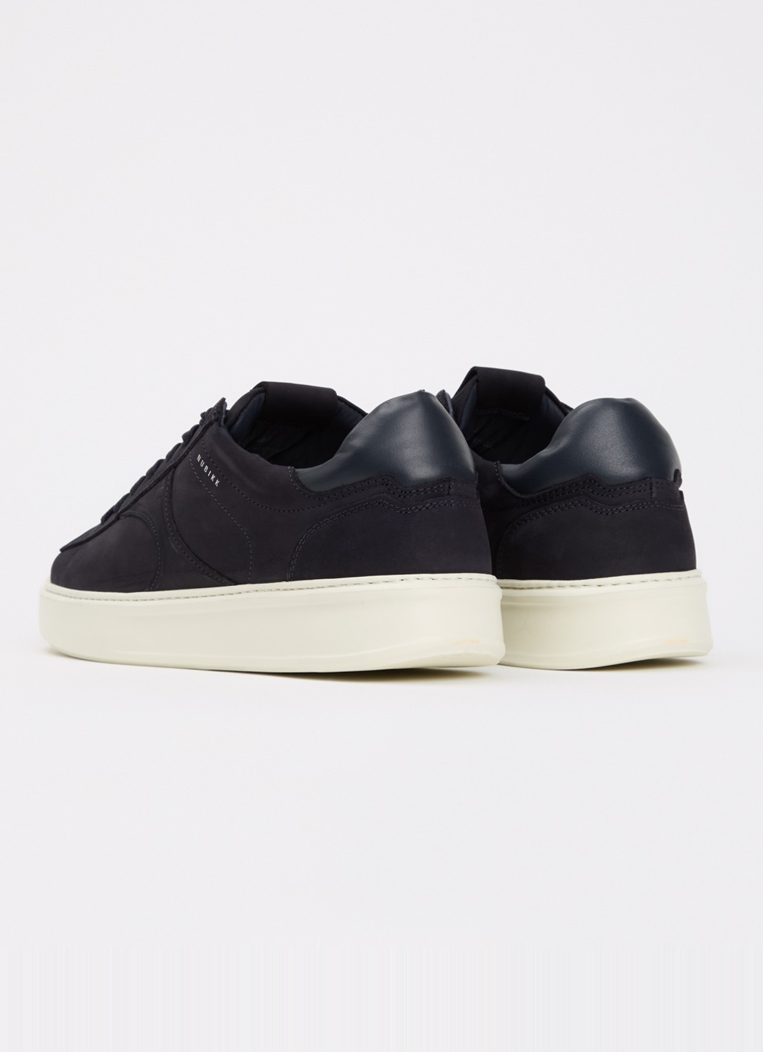 Nubikk Vick Cosmo sneaker van nubuck - achterkant 5 donkerblauw