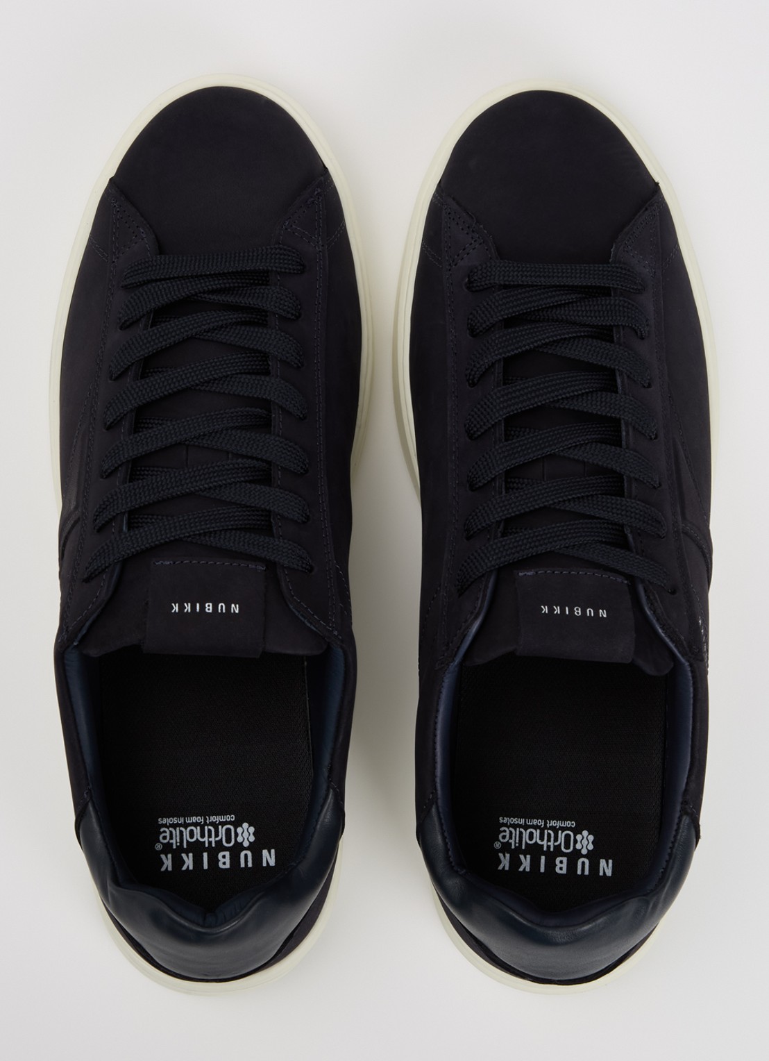 Nubikk Vick Cosmo sneaker van nubuck - detail 3 donkerblauw