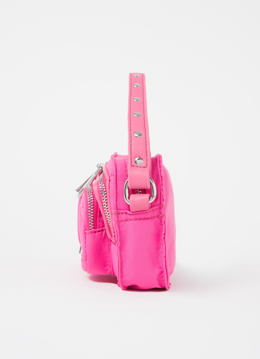 Núnoo Helena handtas met afneembare schouderriem - detail 2 fuchsia