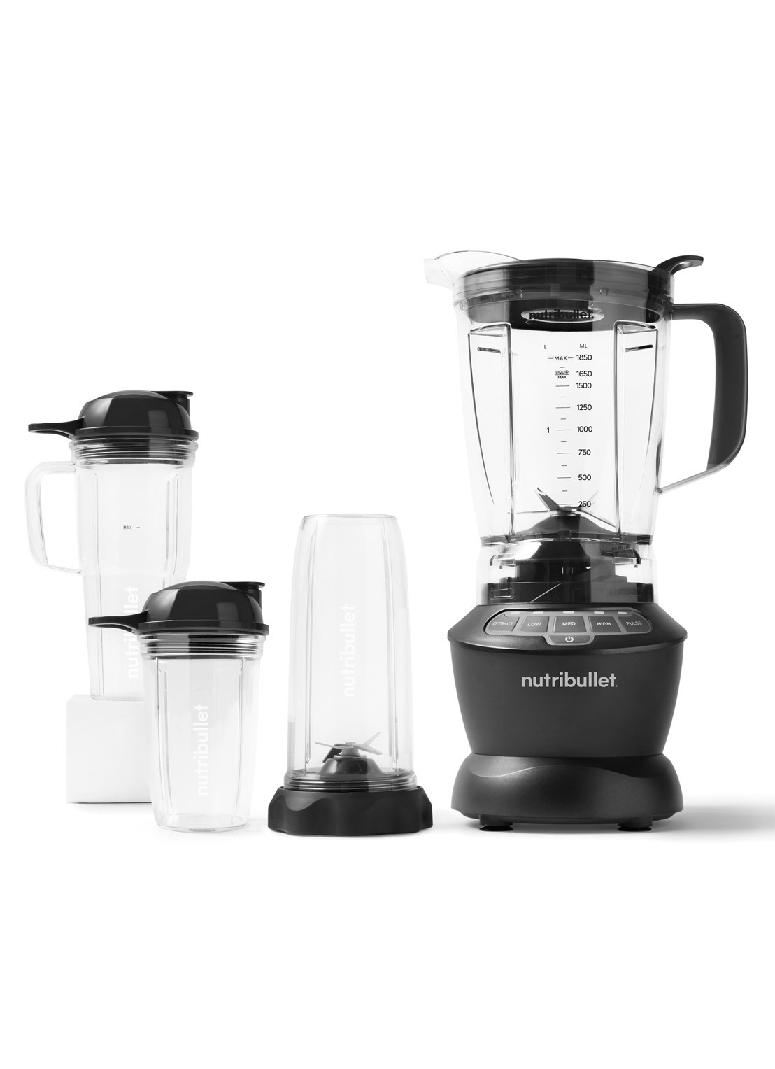 Nutribullet 1200 Combo blender 1,8 liter V08457 - achterkant 3 donkergrijs