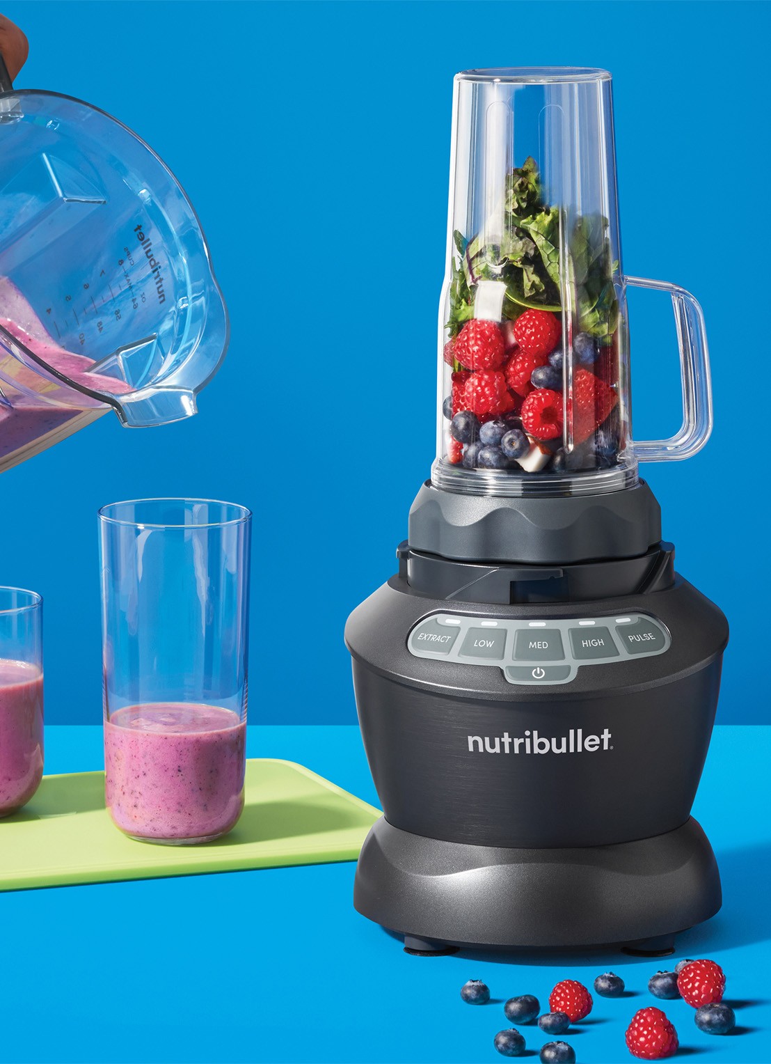Nutribullet 1200 Combo blender 1,8 liter V08457 - detail 4 donkergrijs