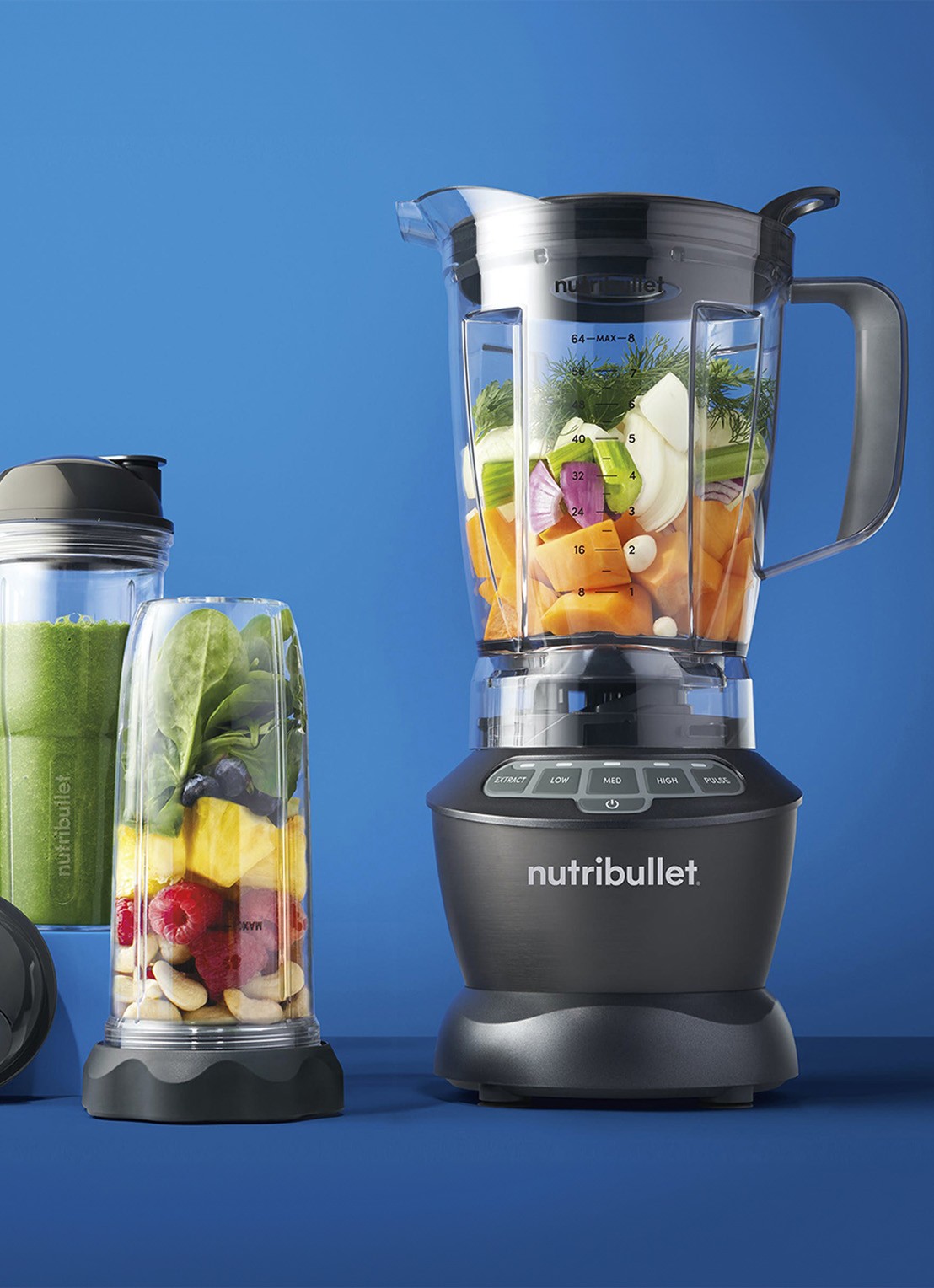 Nutribullet 1200 Combo blender 1,8 liter V08457 - detail 5 donkergrijs