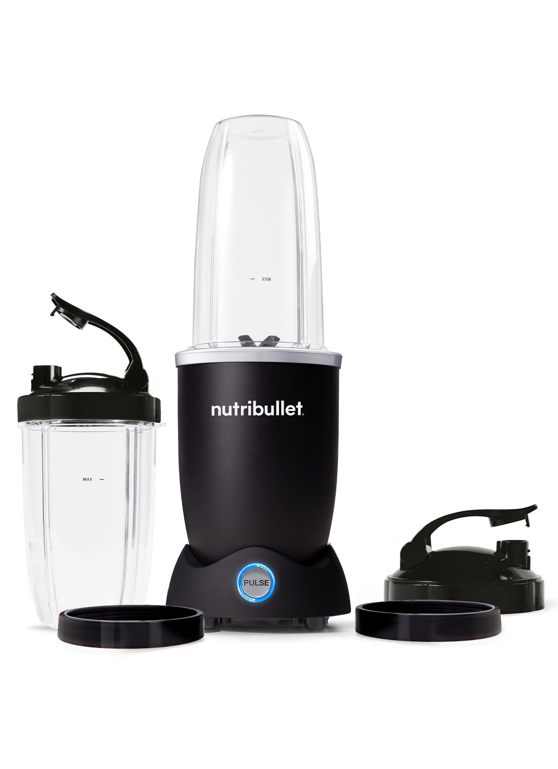 Nutribullet 1200 Pro blender 0,7/0,9 liter V08529 - voorkant 2 zwart