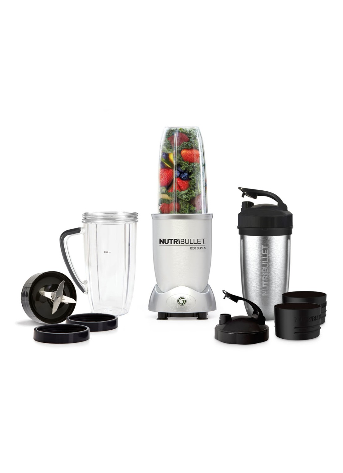 Nutribullet 1200 Series Pro blender V05185 - detail 3 zilver