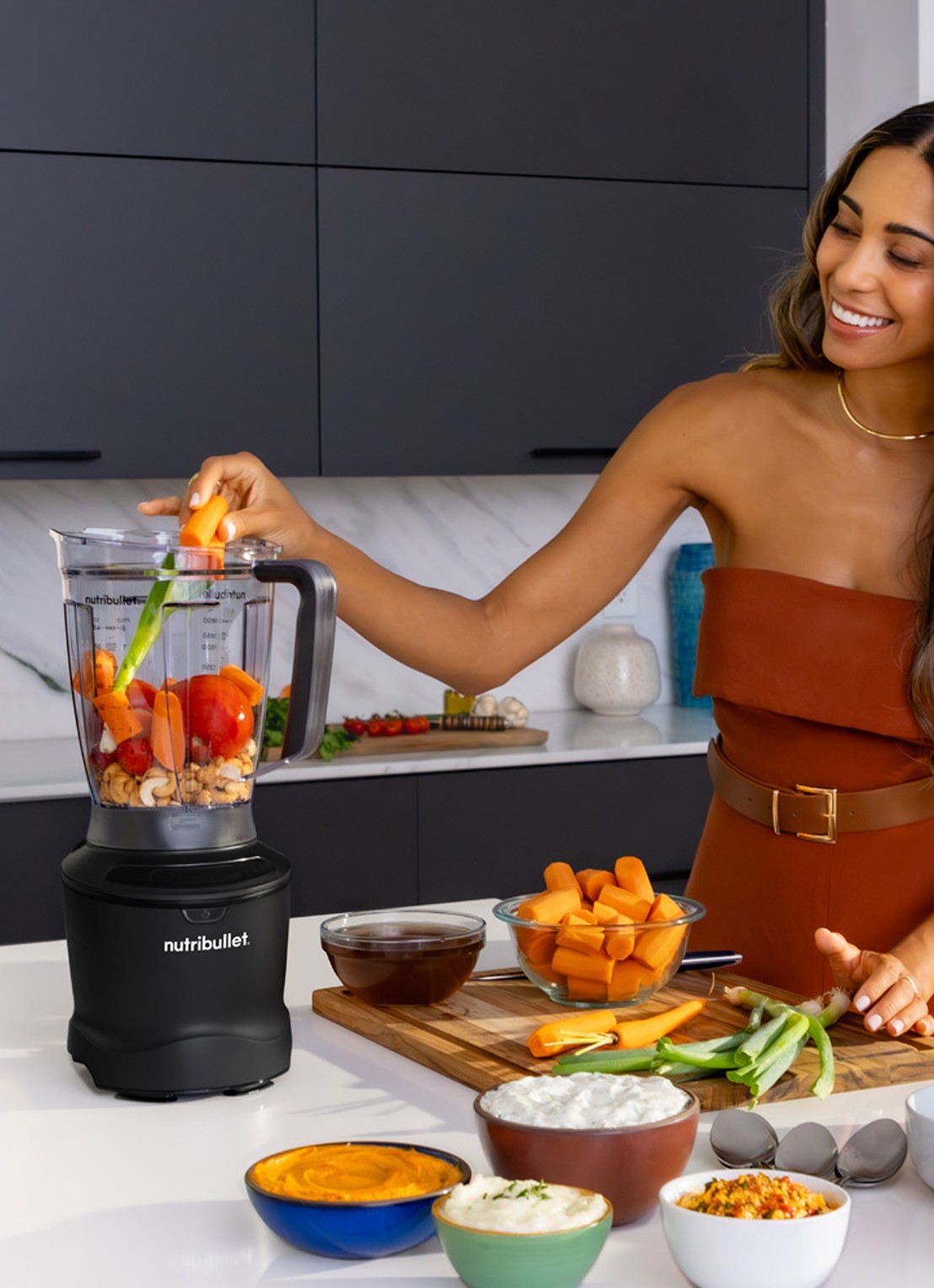 Nutribullet 1500 Smart Sense Combo blender 1,8 liter V09706 - achterkant 3 zwart